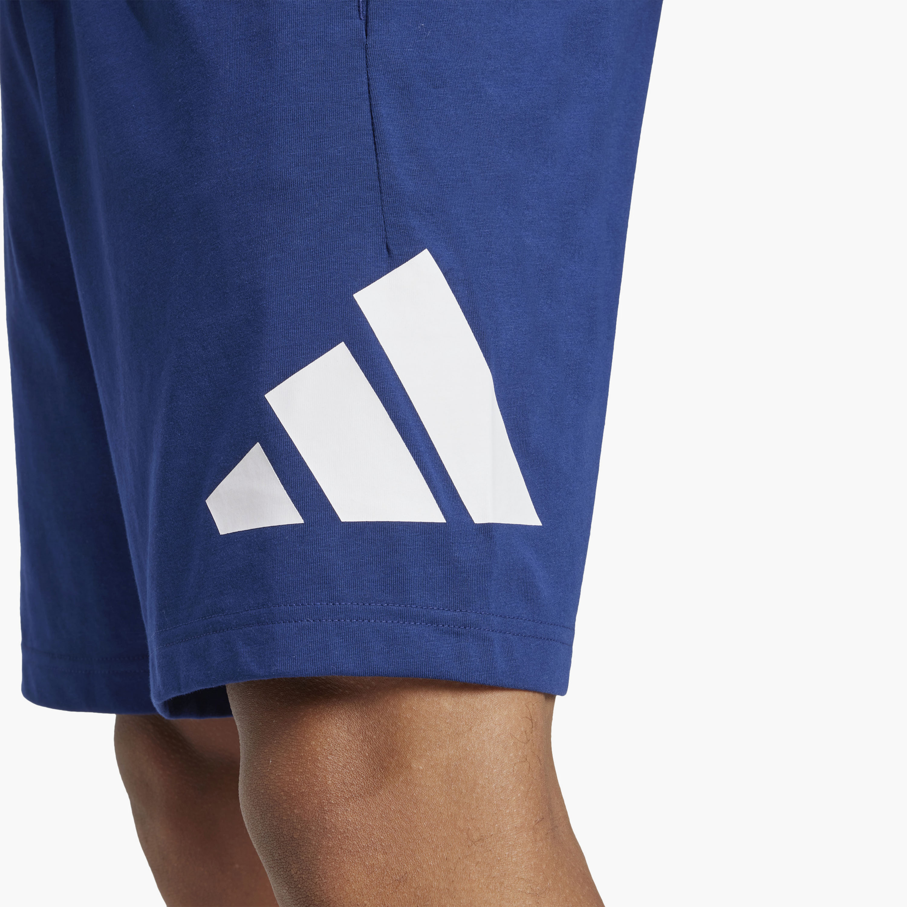adidas Men's Essentials Big Logo Single Jersey Shorts IS6910 | OE-men-clothing-bottoms-shorts-image-4