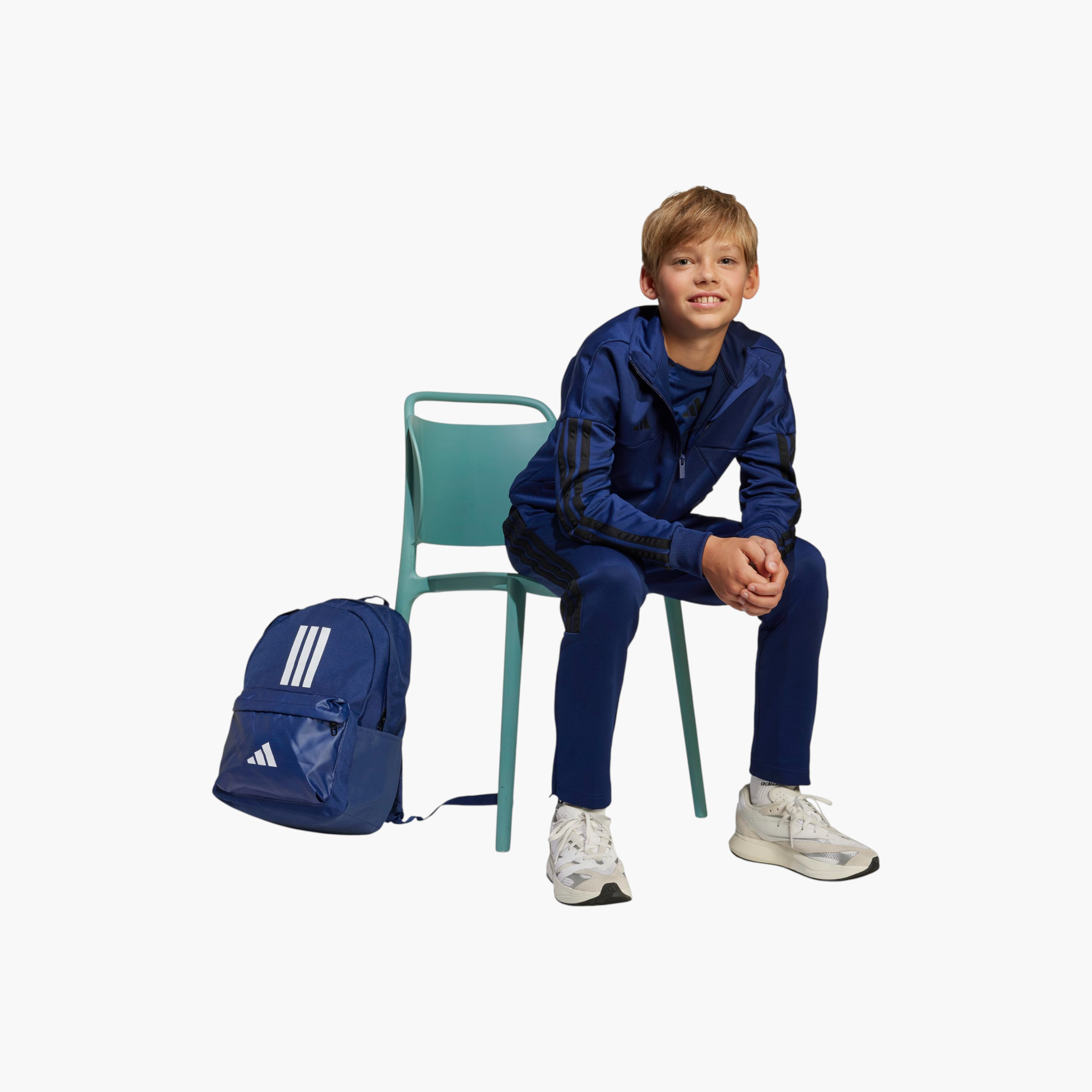 شنطة ظهر مدرسية بطبعات شعار وحمالات قابلة للتعديل وسحاب إغلاق من أديداس-school-bagsandbackpacks-backpacks-image-2