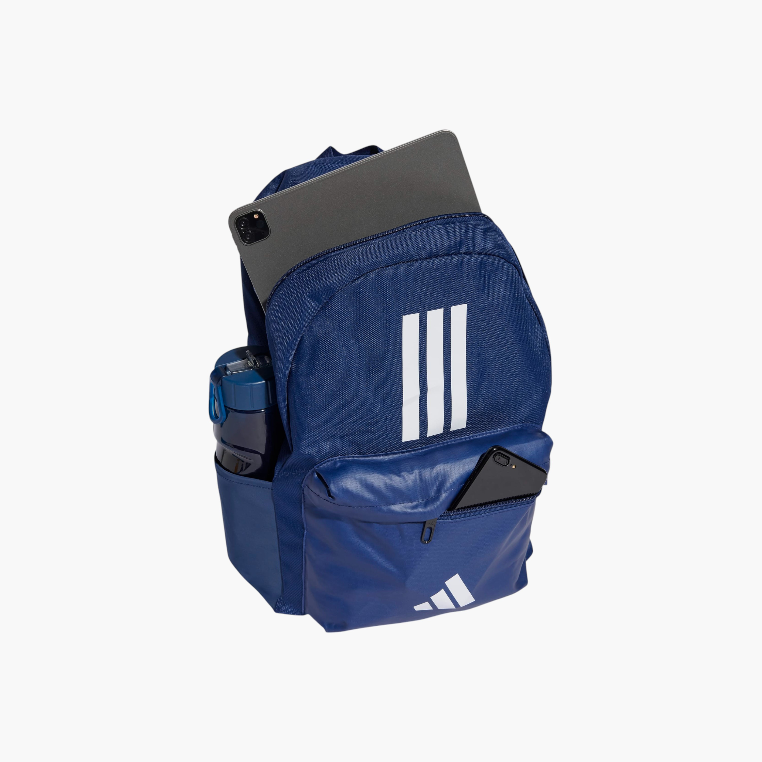 شنطة ظهر مدرسية بطبعات شعار وحمالات قابلة للتعديل وسحاب إغلاق من أديداس-school-bagsandbackpacks-backpacks-image-4