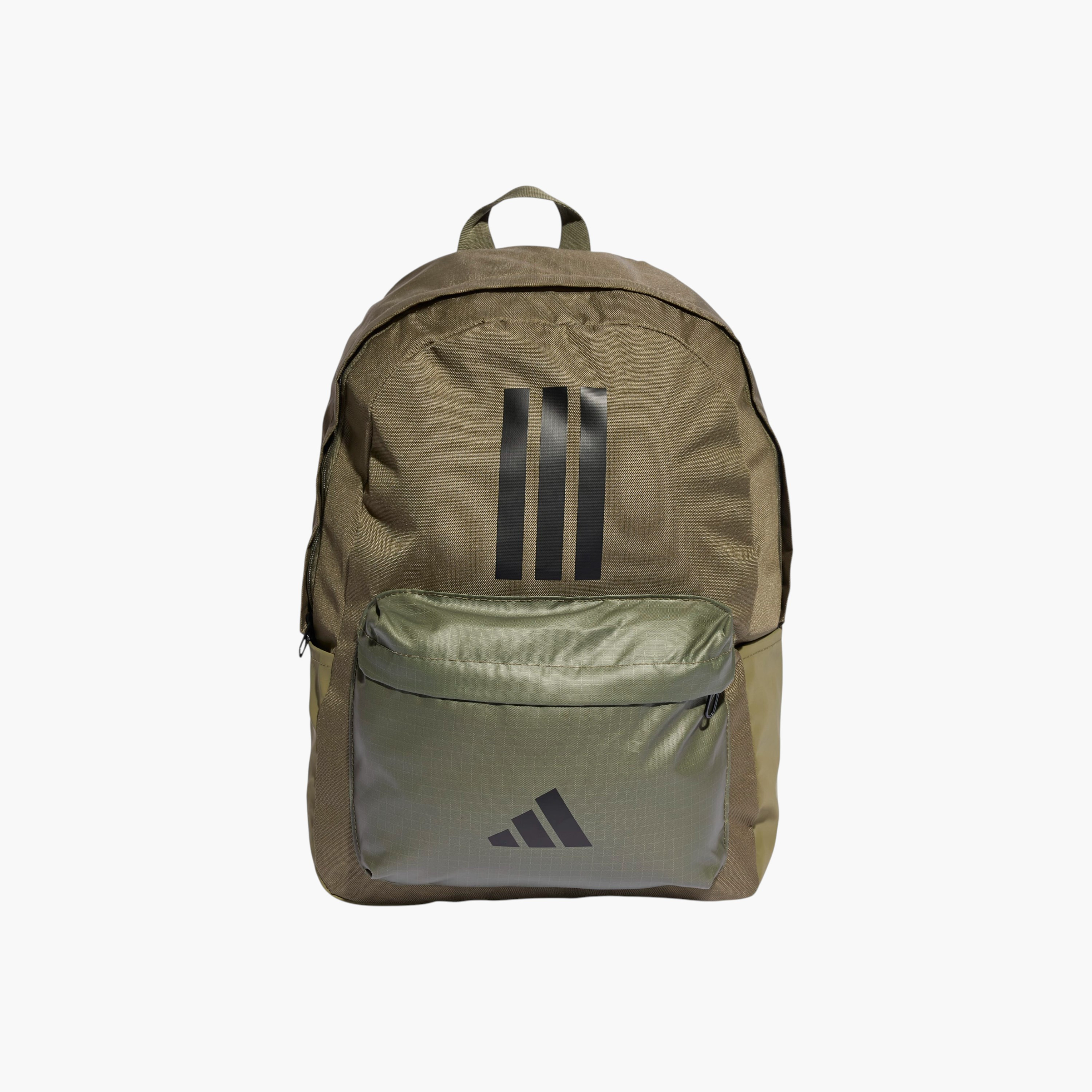 adidas Logo Print School Backpack with Adjustable Straps and Zip Closure-school-bagsandbackpacks-backpacks-image-1