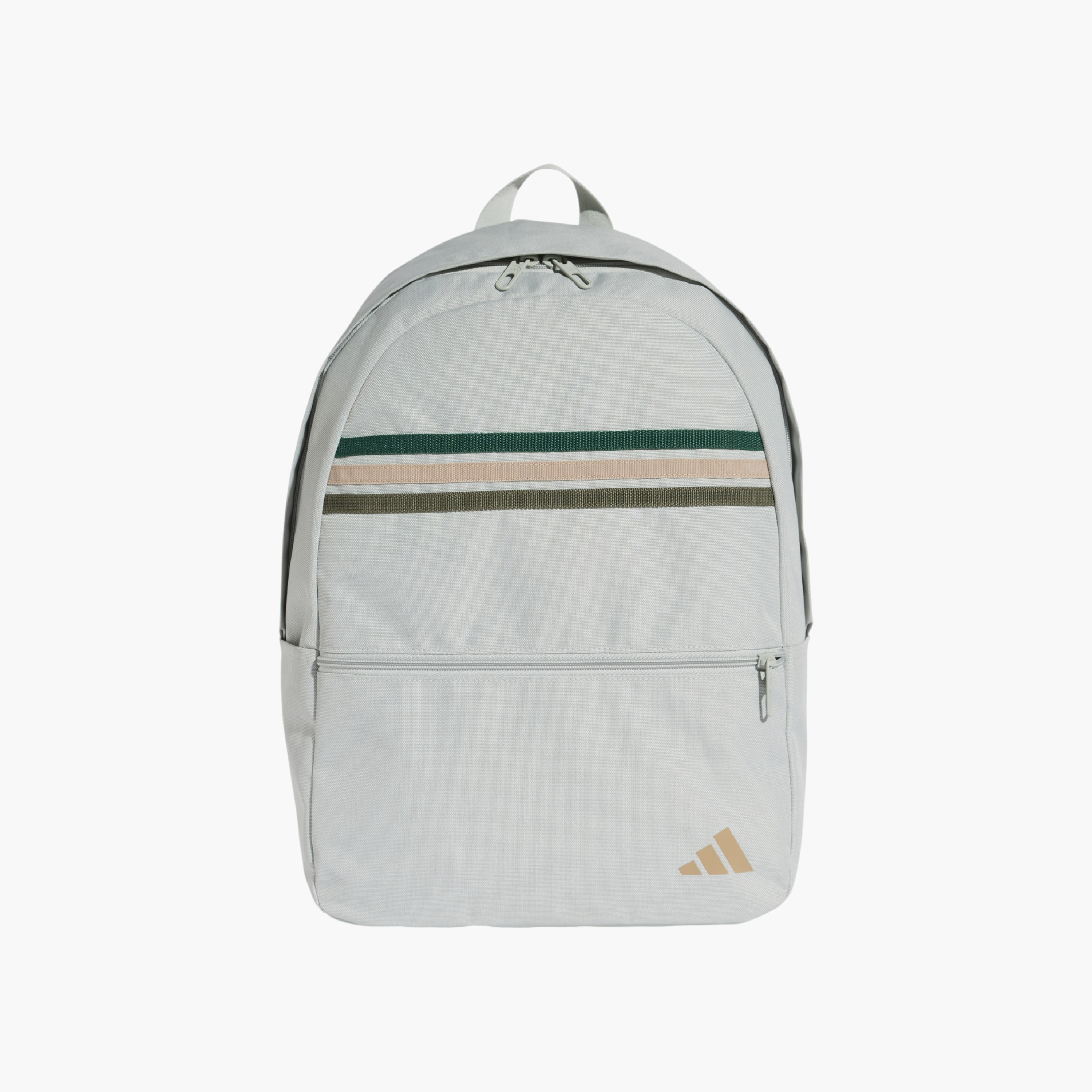 adidas Logo Print School Backpack with Adjustable Straps and Zip Closure-school-bagsandbackpacks-backpacks-image-1