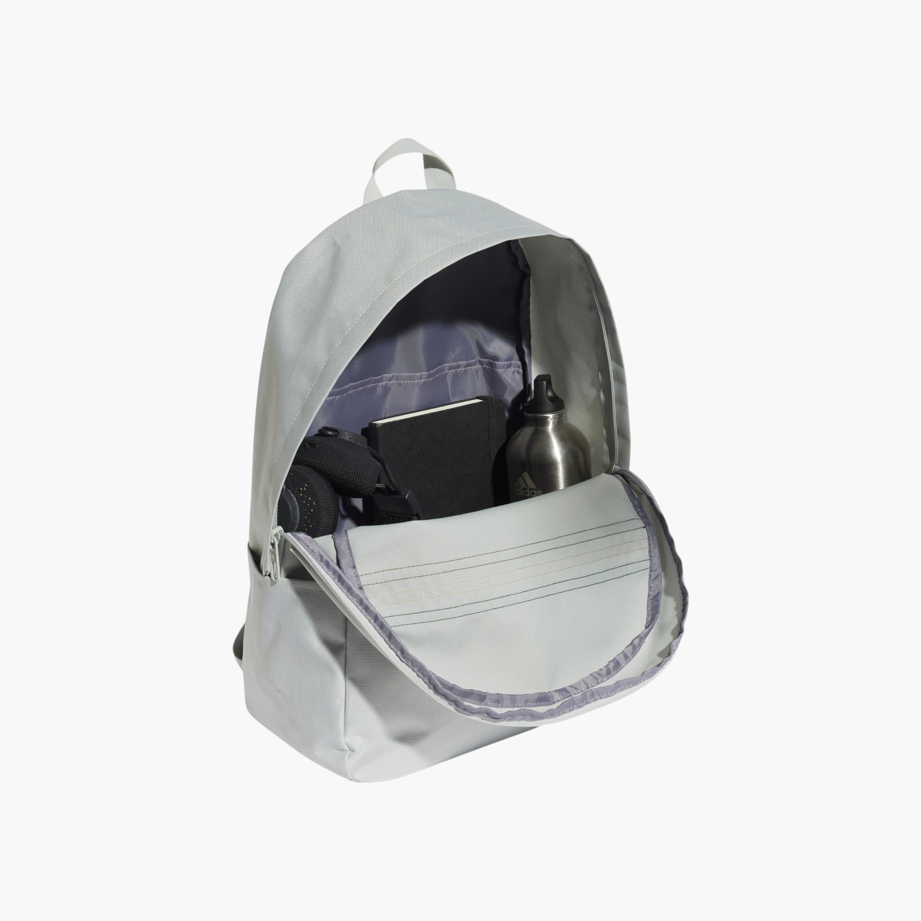 adidas Logo Print School Backpack with Adjustable Straps and Zip Closure-school-bagsandbackpacks-backpacks-image-3