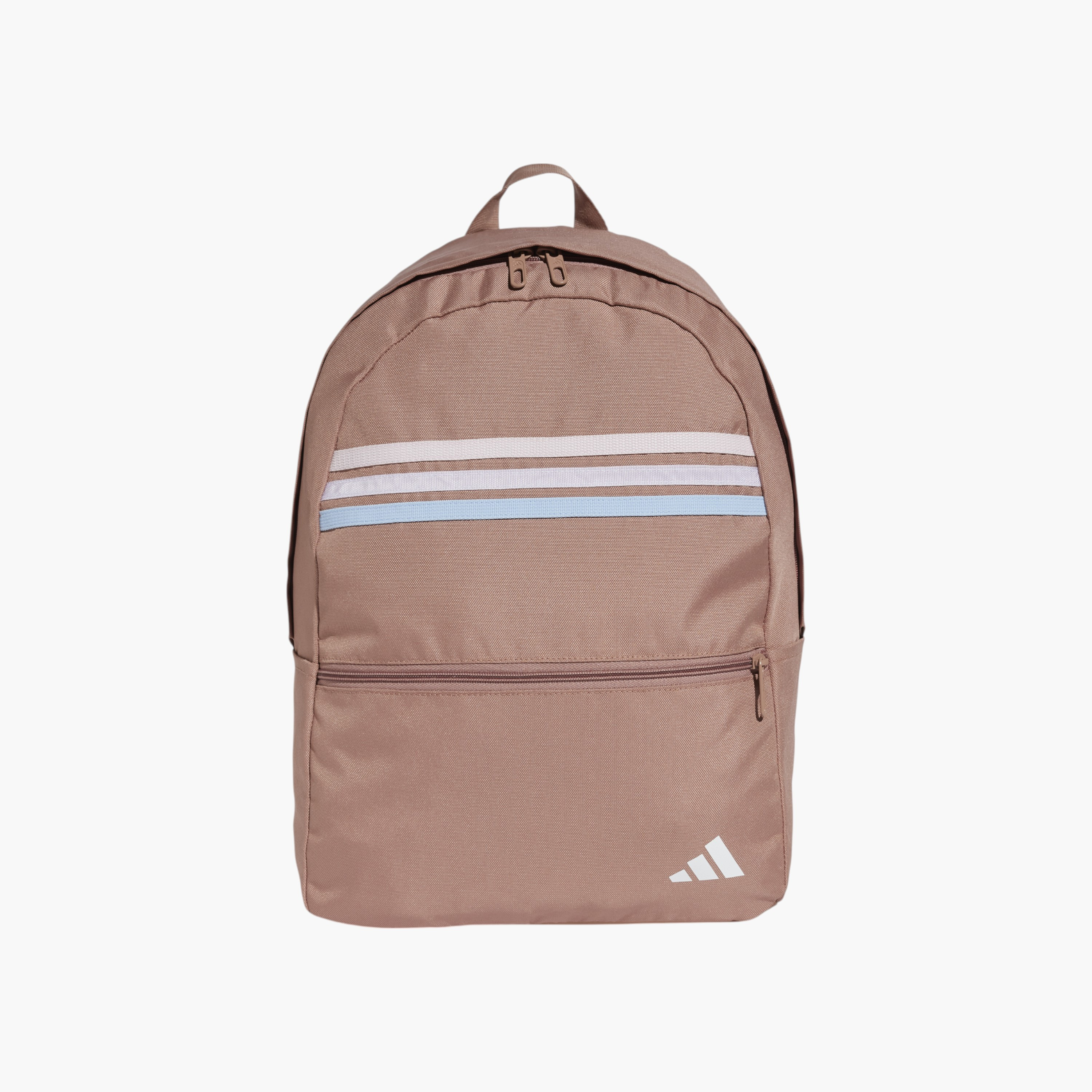 adidas Logo Print School Backpack with Adjustable Straps and Zip Closure-school-bagsandbackpacks-backpacks-image-1