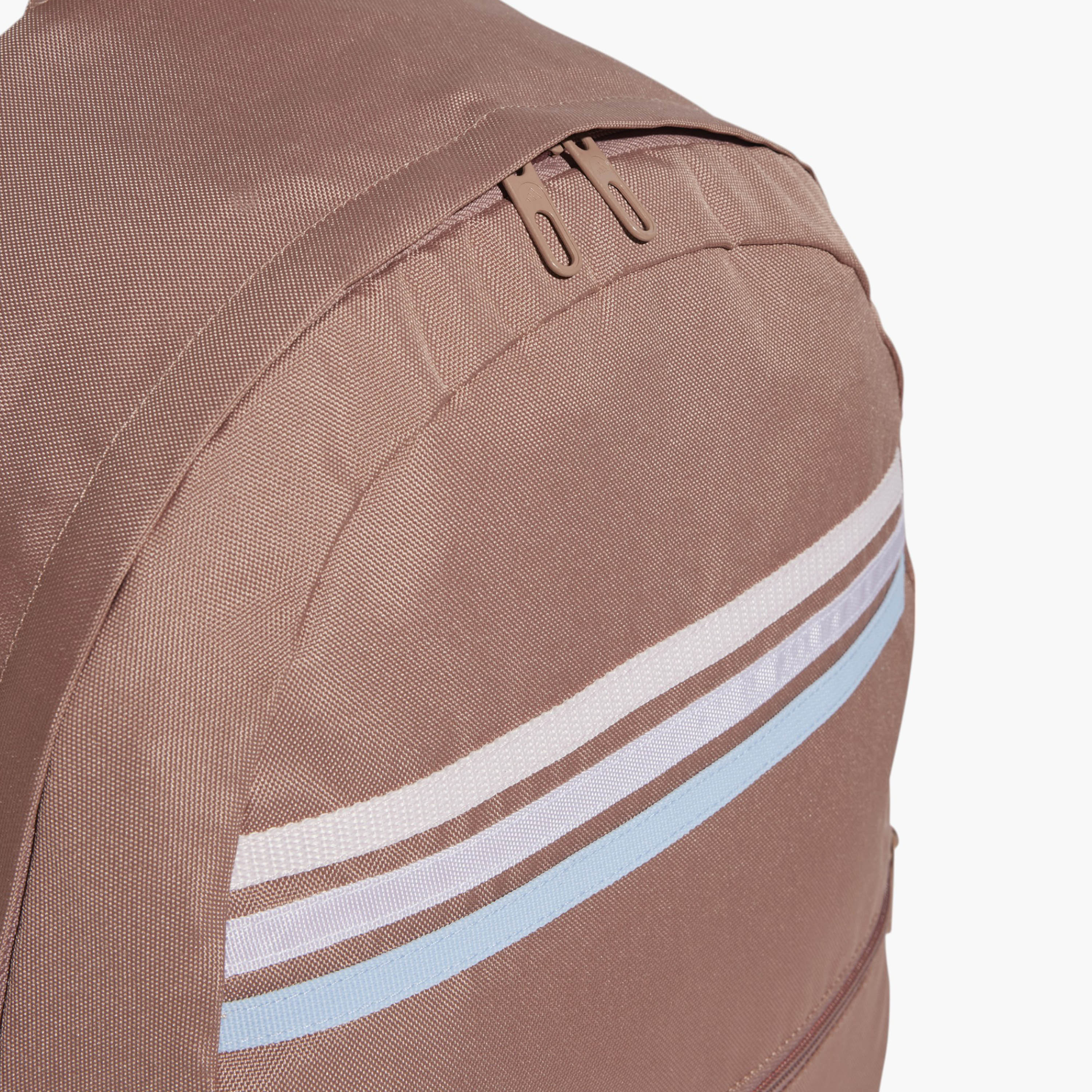 adidas Logo Print School Backpack with Adjustable Straps and Zip Closure-school-bagsandbackpacks-backpacks-image-5