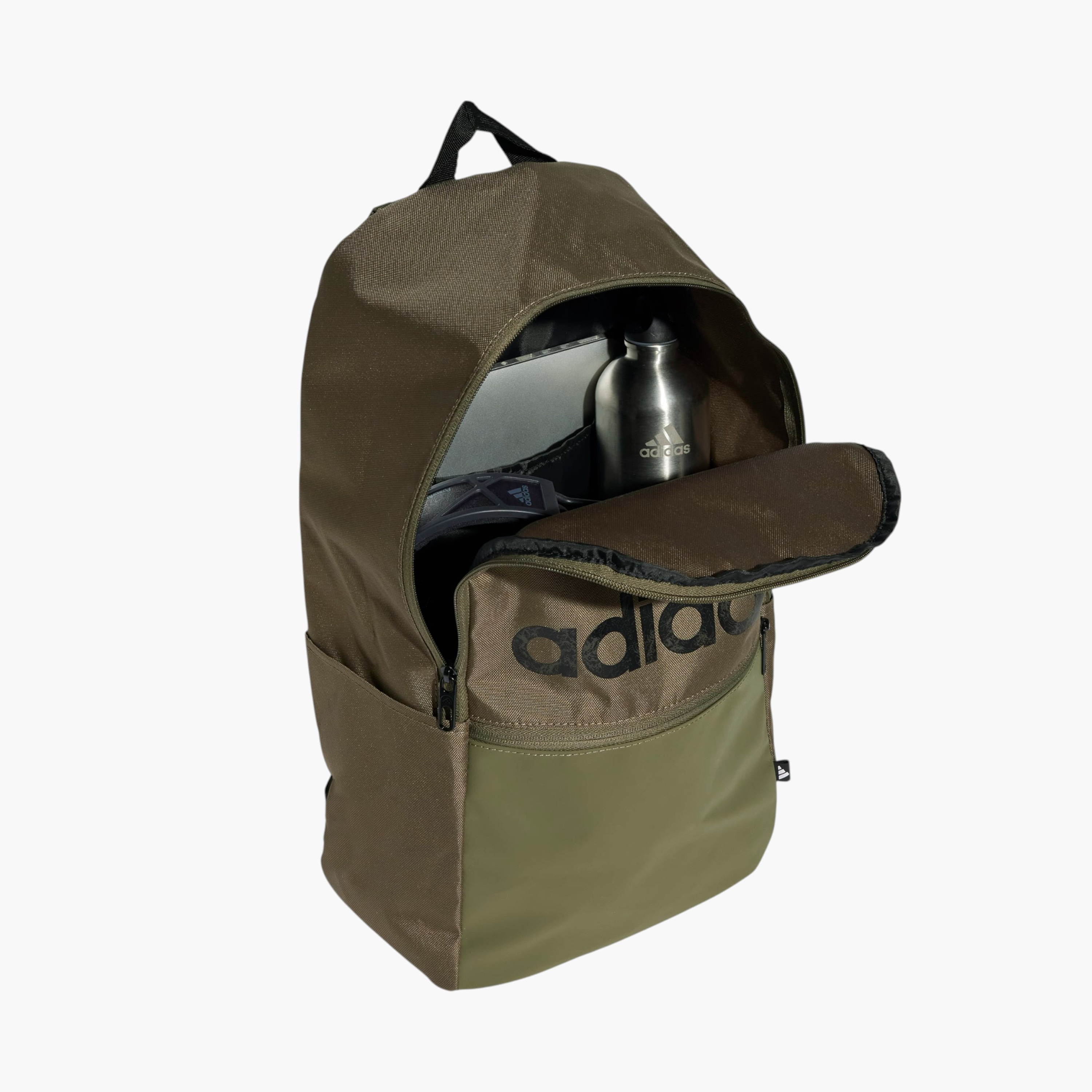 adidas Logo Print School Backpack with Adjustable Straps and Zip Closure-school-bagsandbackpacks-backpacks-image-3