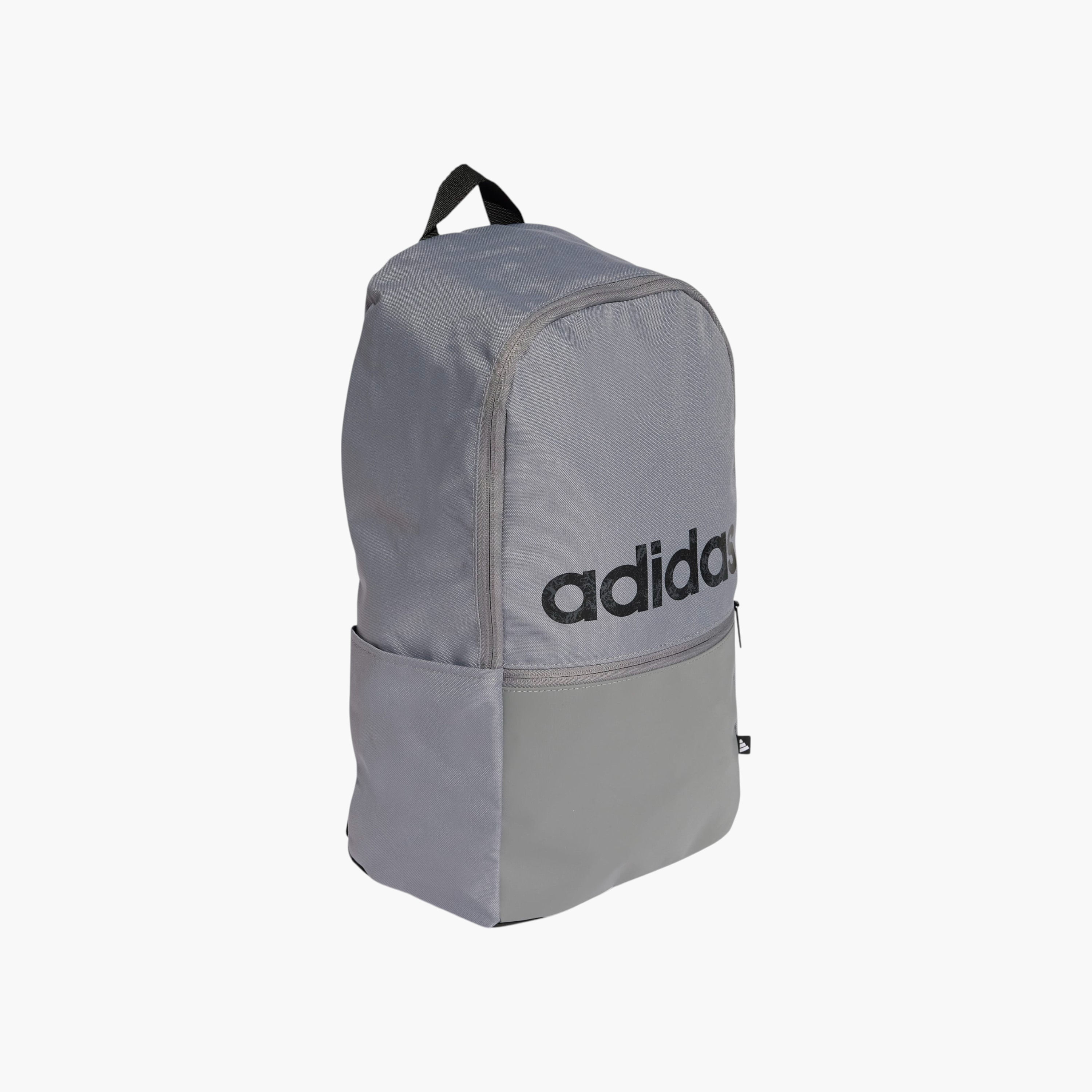 adidas Logo Print School Backpack with Adjustable Straps and Zip Closure-school-bagsandbackpacks-backpacks-image-2