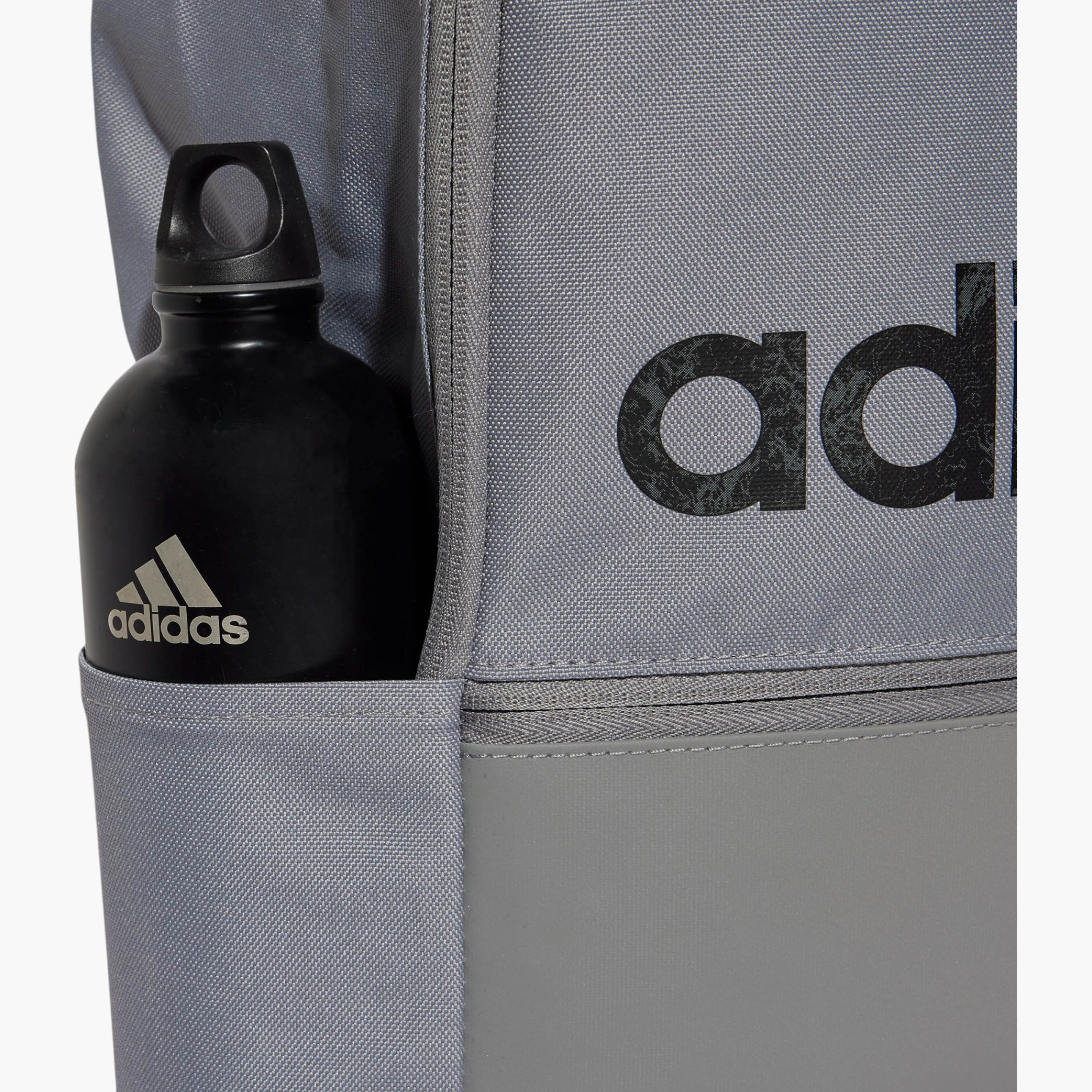 adidas Logo Print School Backpack with Adjustable Straps and Zip Closure-school-bagsandbackpacks-backpacks-image-4