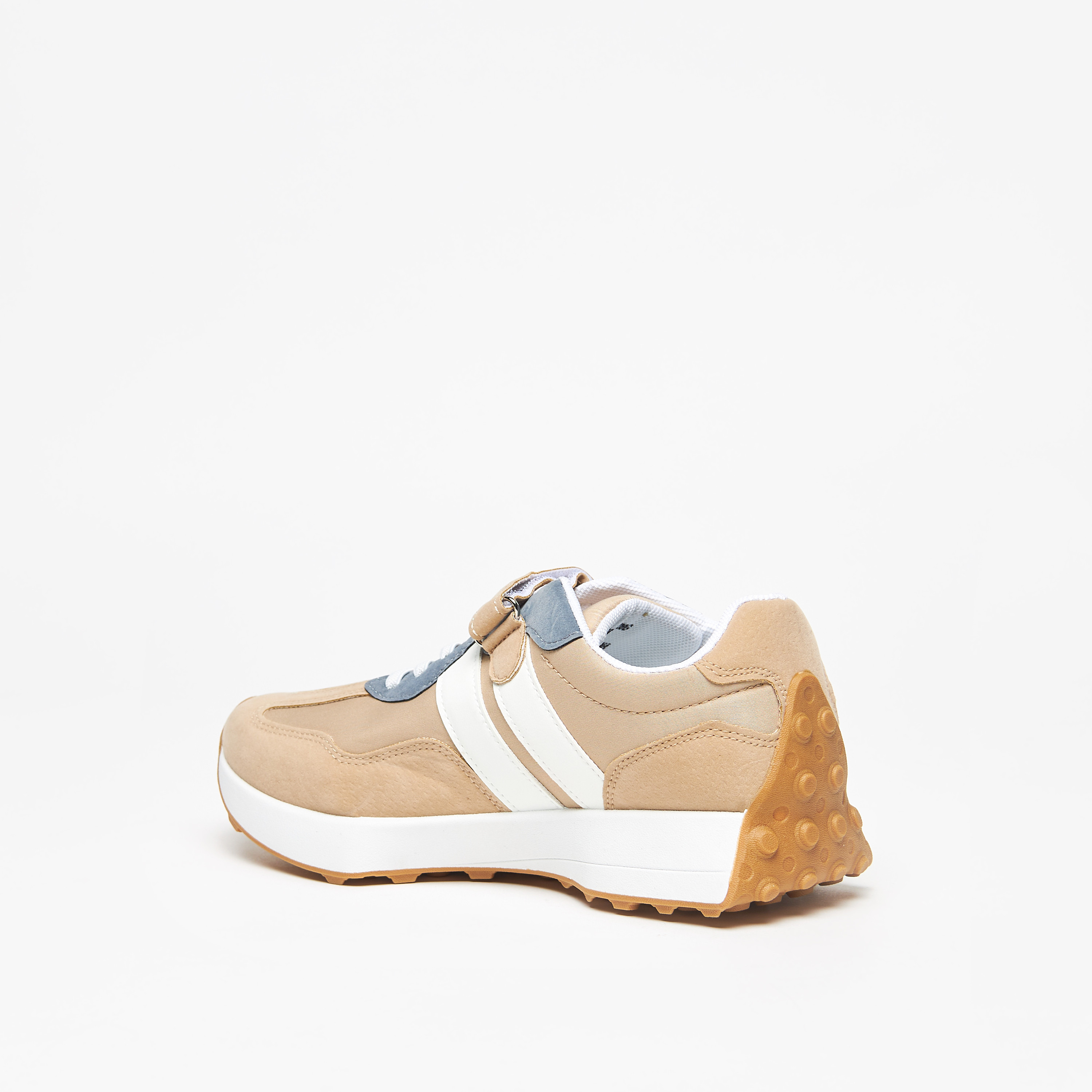 حذاء سنيكرز بقوالب ملونة وشريط إغلاق لاصق-girls-shoes-sneakers-image-2