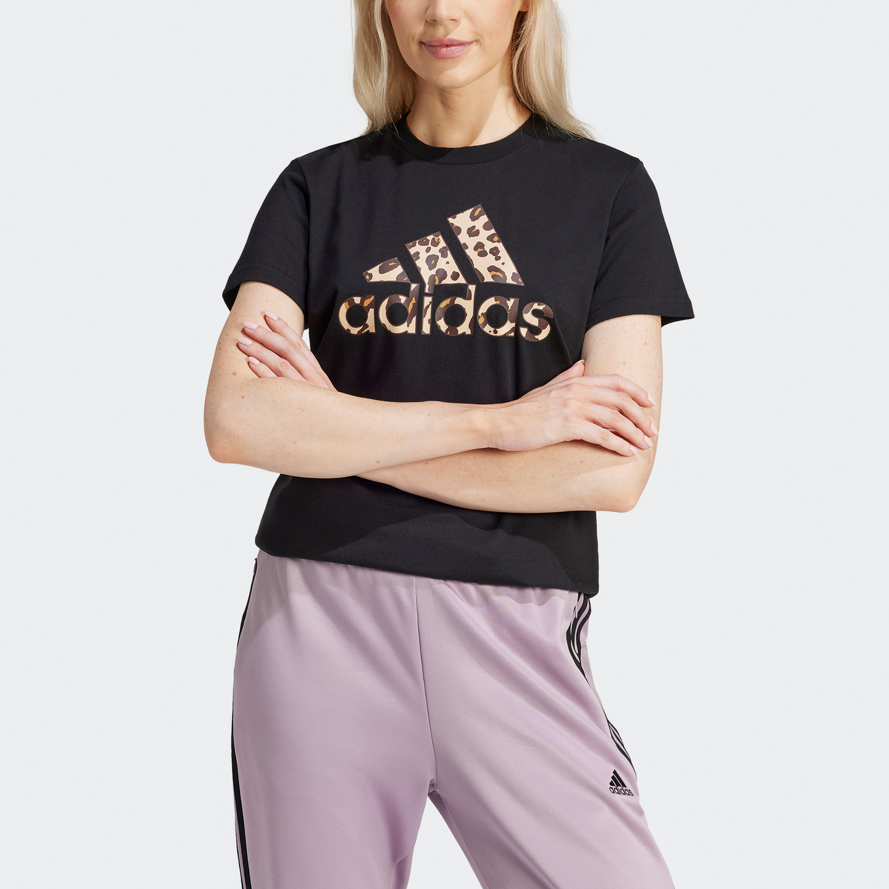 adidas Women's Animal Print Graphic T-Shirt IT1425|OE-sports-women-clothing-tshirtsandvests-image-4