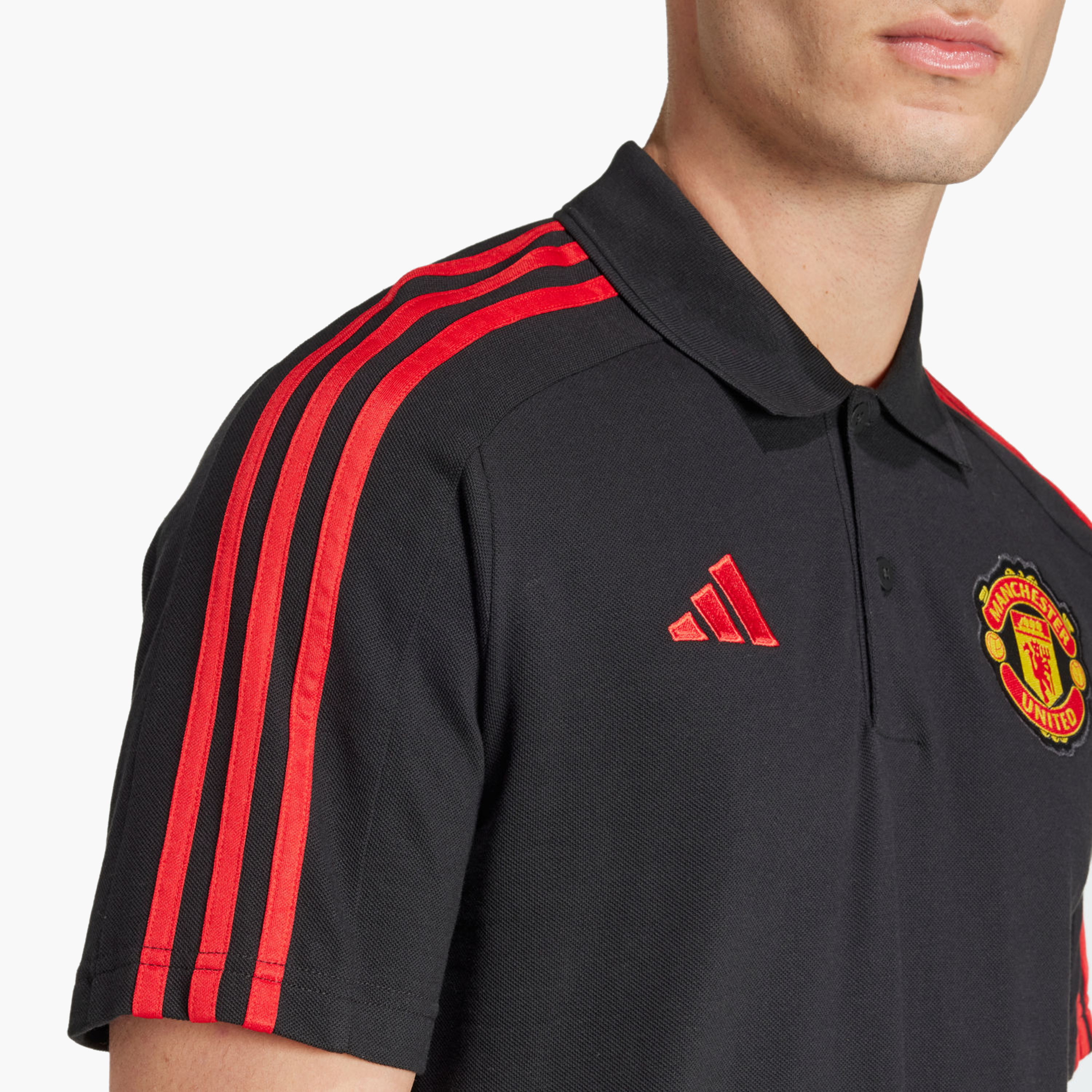 adidas Men's Manchester United Polo T-shirt IT4165 | OE-men-clothing-sportswearandactivewear-tshirtsandpolos-image-5