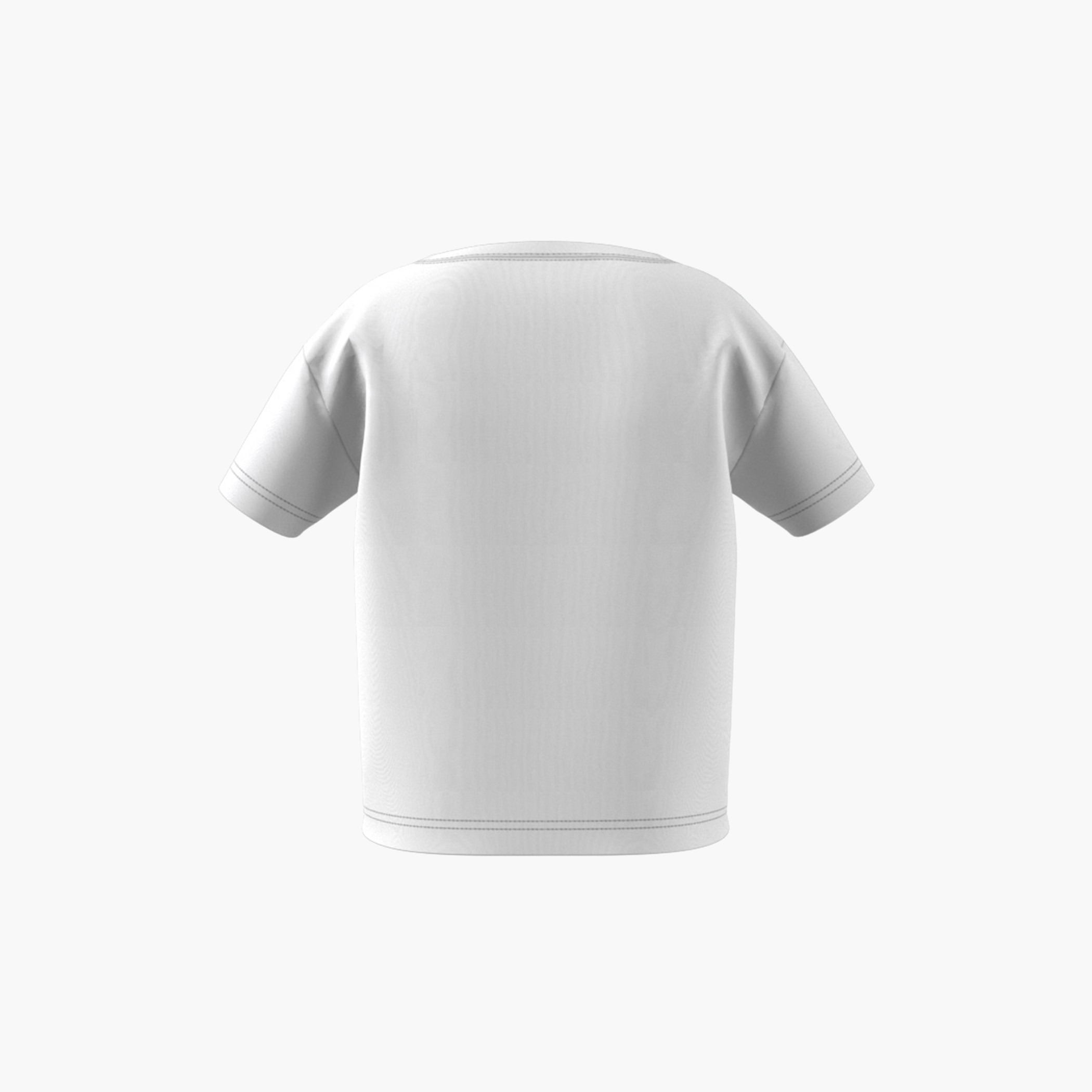 adidas Logo Print Round Neck T-shirt with Short Sleeves-sports-girls-clothing-tops-image-5