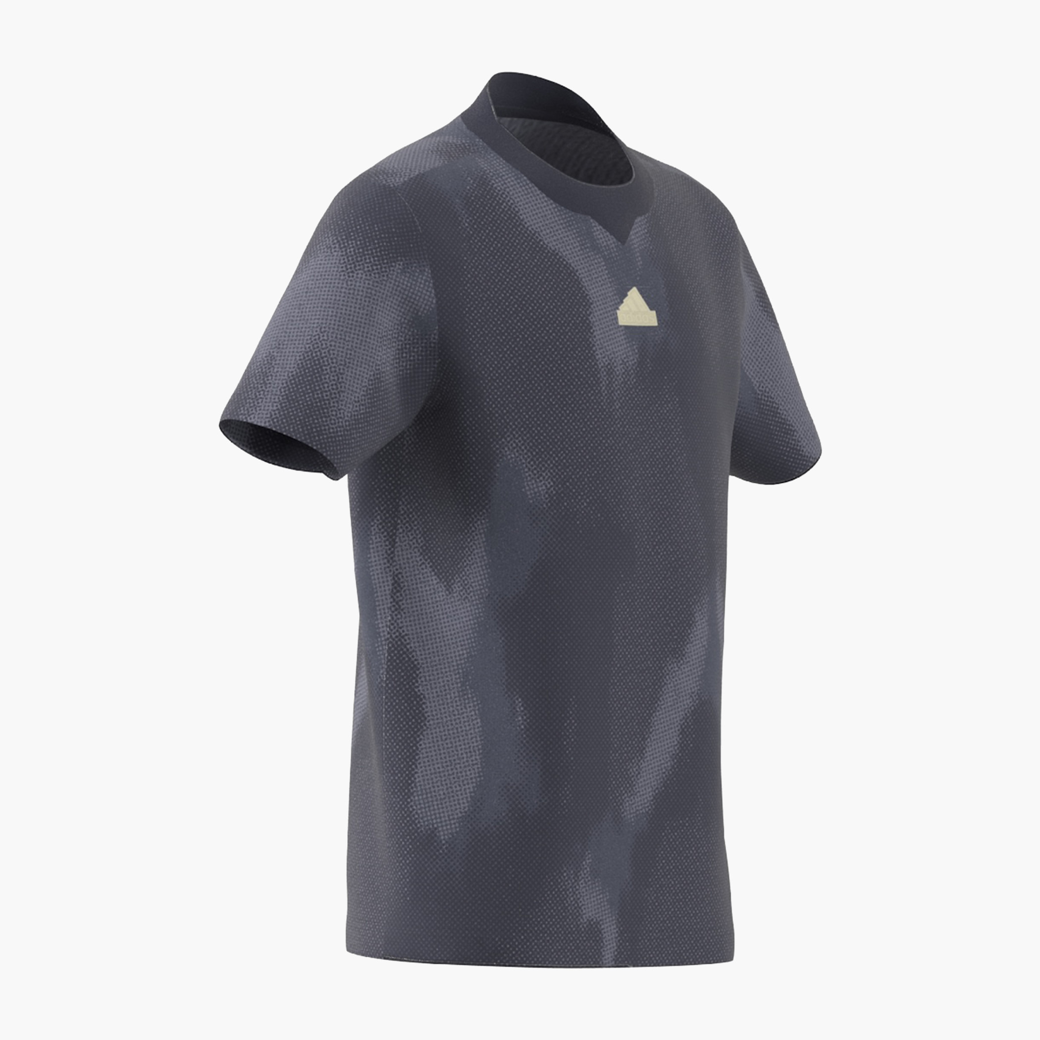 adidas All-Over Print T-Shirt with Short Sleeves-boys-clothing-sportswear-tops-image-2