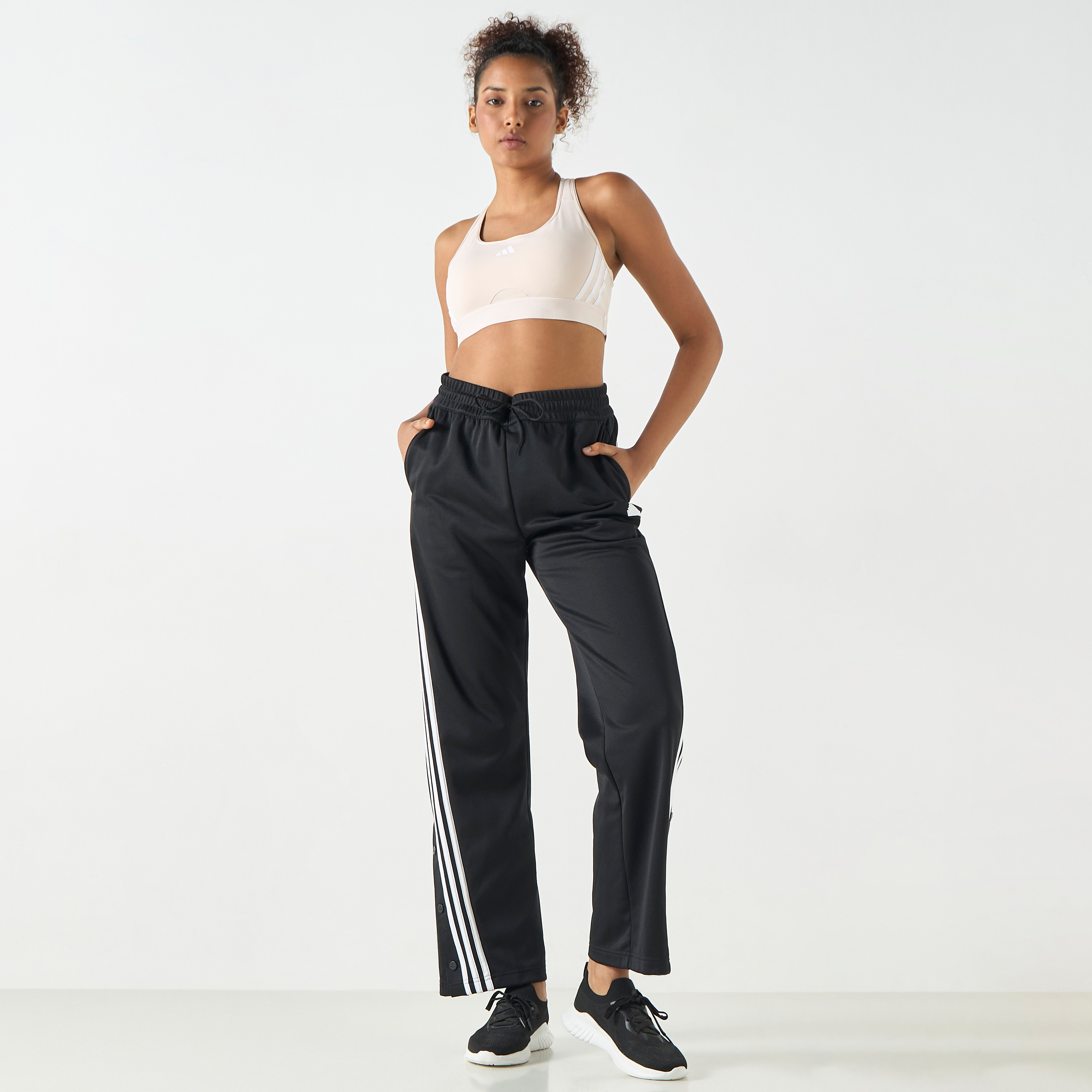 adidas Women's Powerimpact Train Medium-Support 3-Stripes Bra IU1710|OE-women-clothing-sportswearandactivewear-sportsbras-image-2