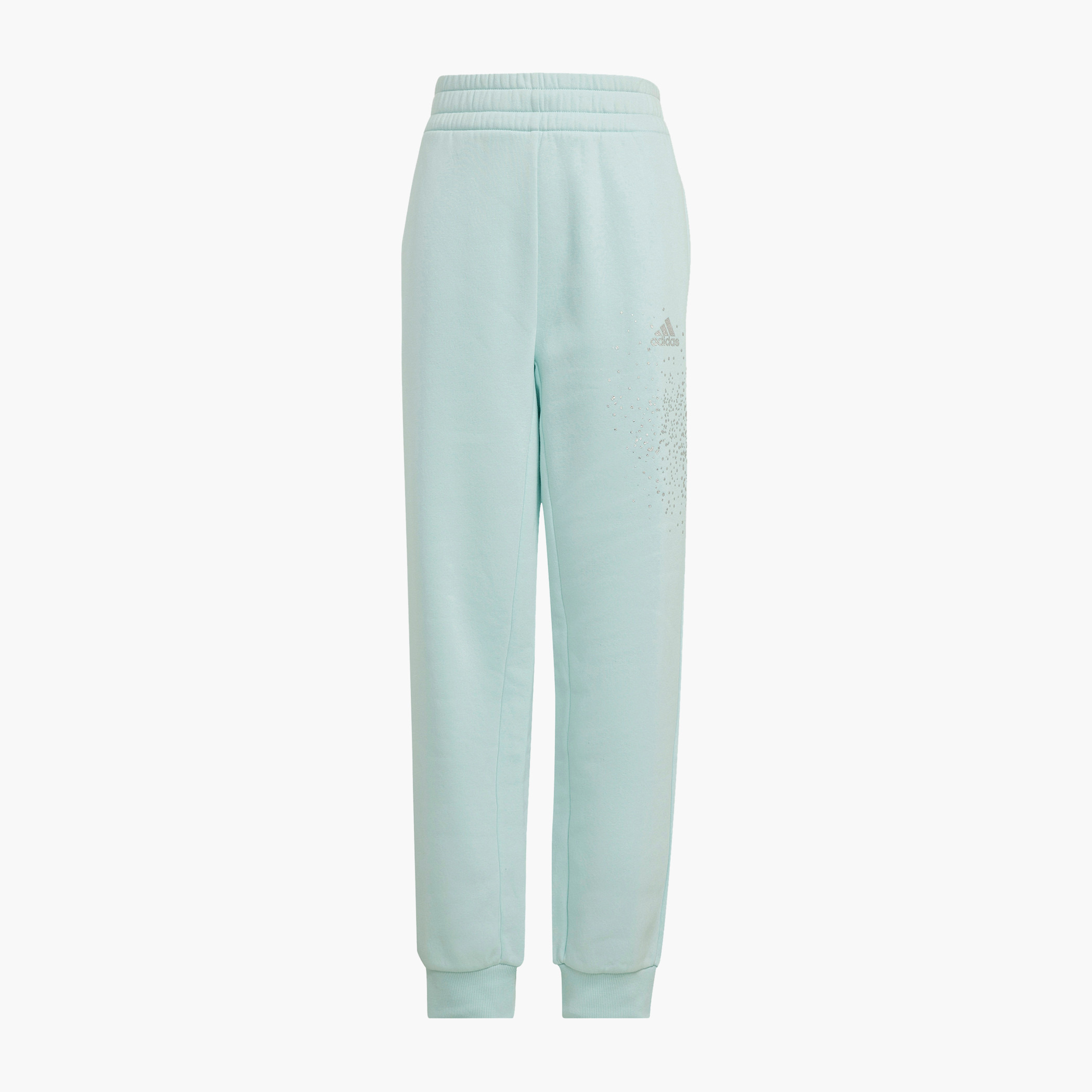 adidas Logo Detail Joggers with Elasticated Waistband and Pockets-girls-clothing-sportswear-bottoms-image-1