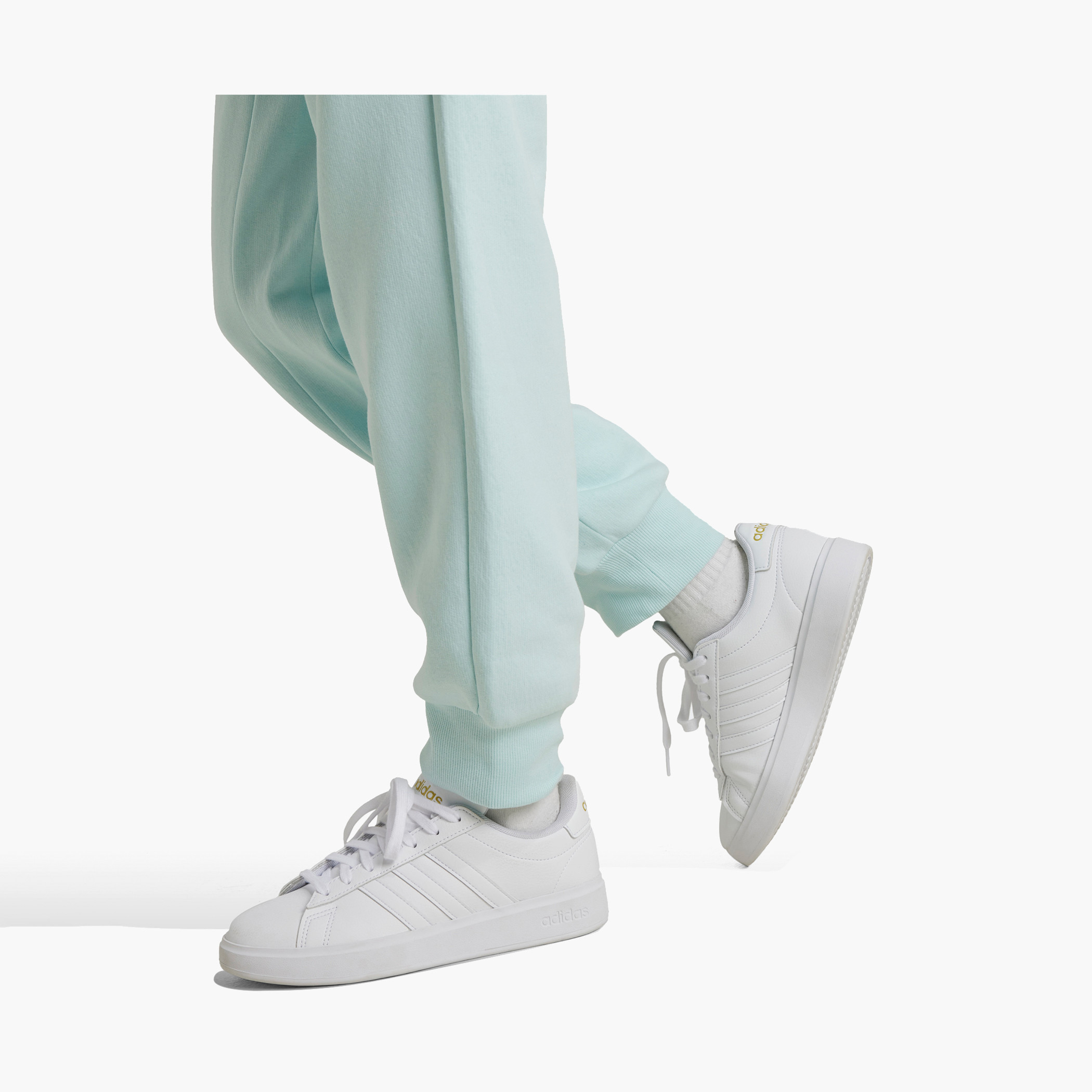 adidas Logo Detail Joggers with Elasticated Waistband and Pockets-girls-clothing-sportswear-bottoms-image-6