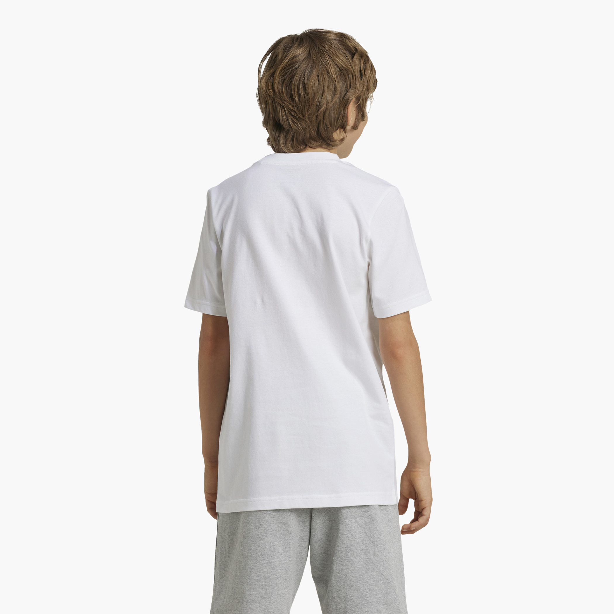 adidas Graphic Print T-shirt with Short Sleeves and Crew Neck-sports-boys-clothing-tops-image-3