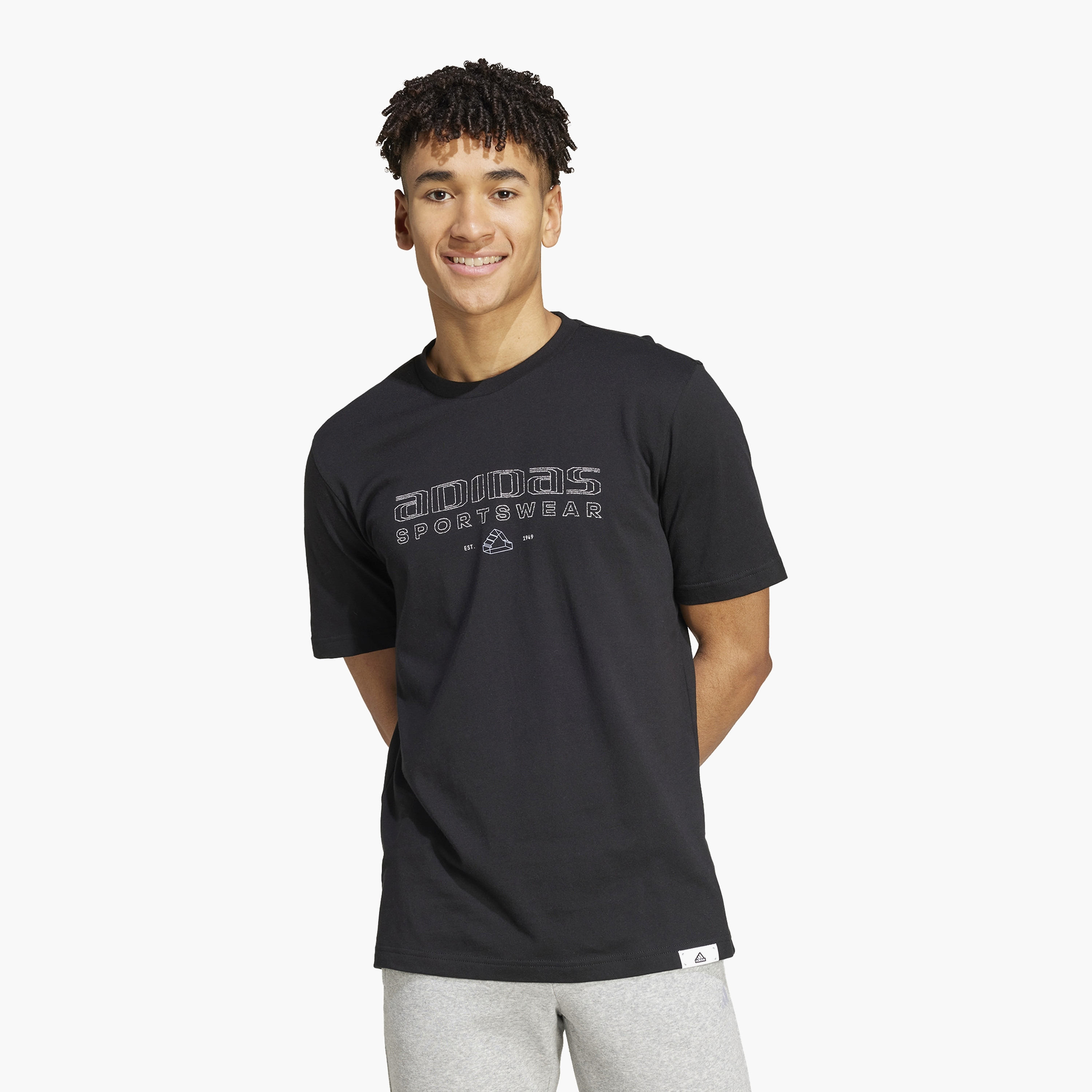 adidas Men's Tech Linear Graphic T-Shirt IW2651 | OE-men-clothing-sportswearandactivewear-tshirtsandpolos-image-1