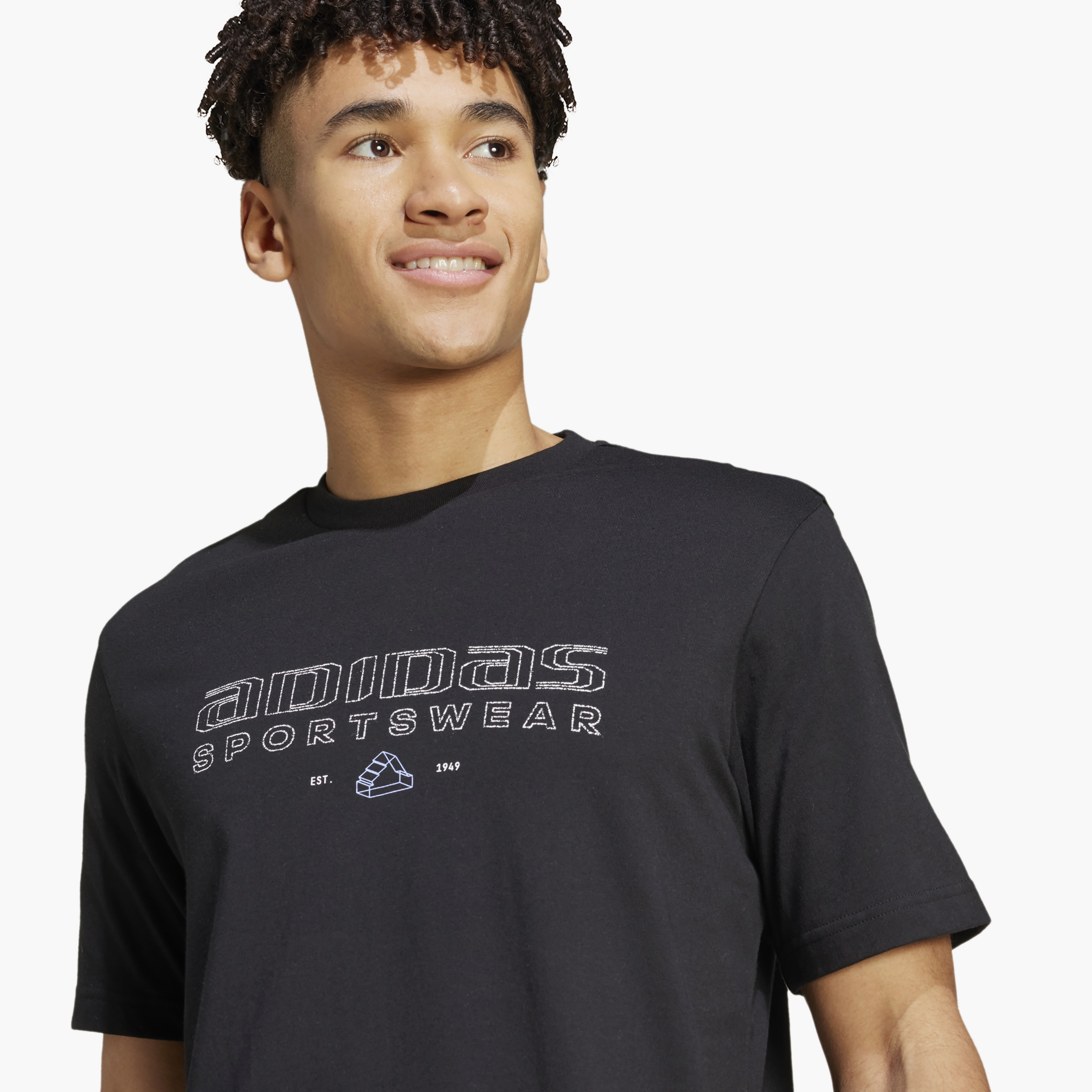 تيشيرت برسومات تيك لاينر للرجال من أديداس IW2651 | OE-men-clothing-sportswearandactivewear-tshirtsandpolos-image-3