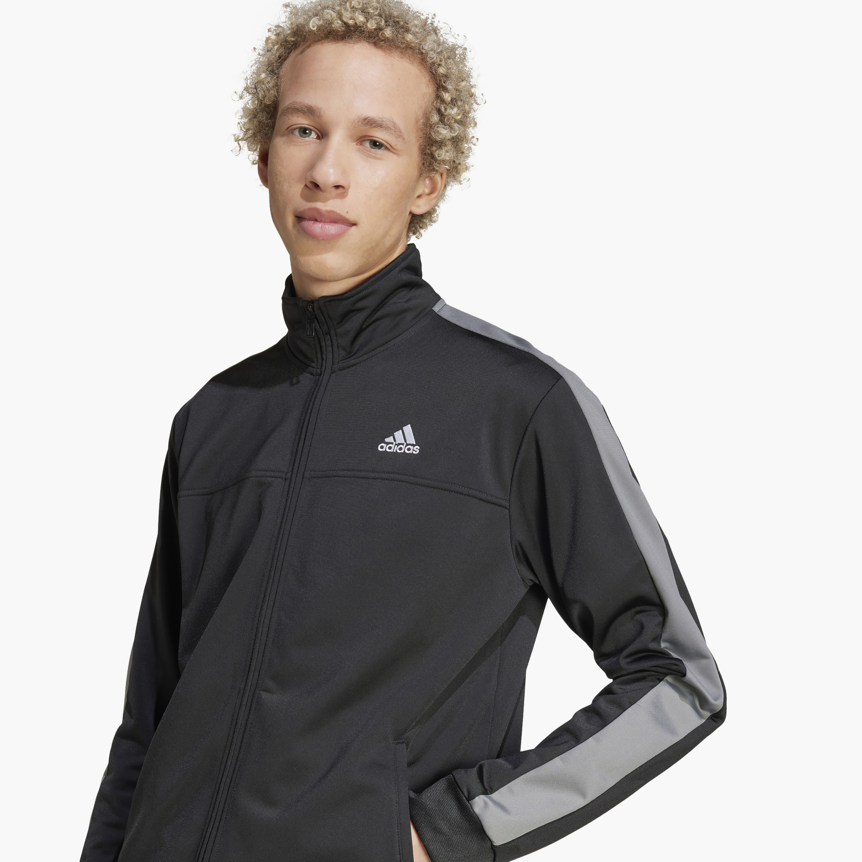 adidas Men's Sportswear Small Logo Tricot Colorblock Track Suit | OE-men-clothing-sportswearandactivewear-tracksuits-image-3