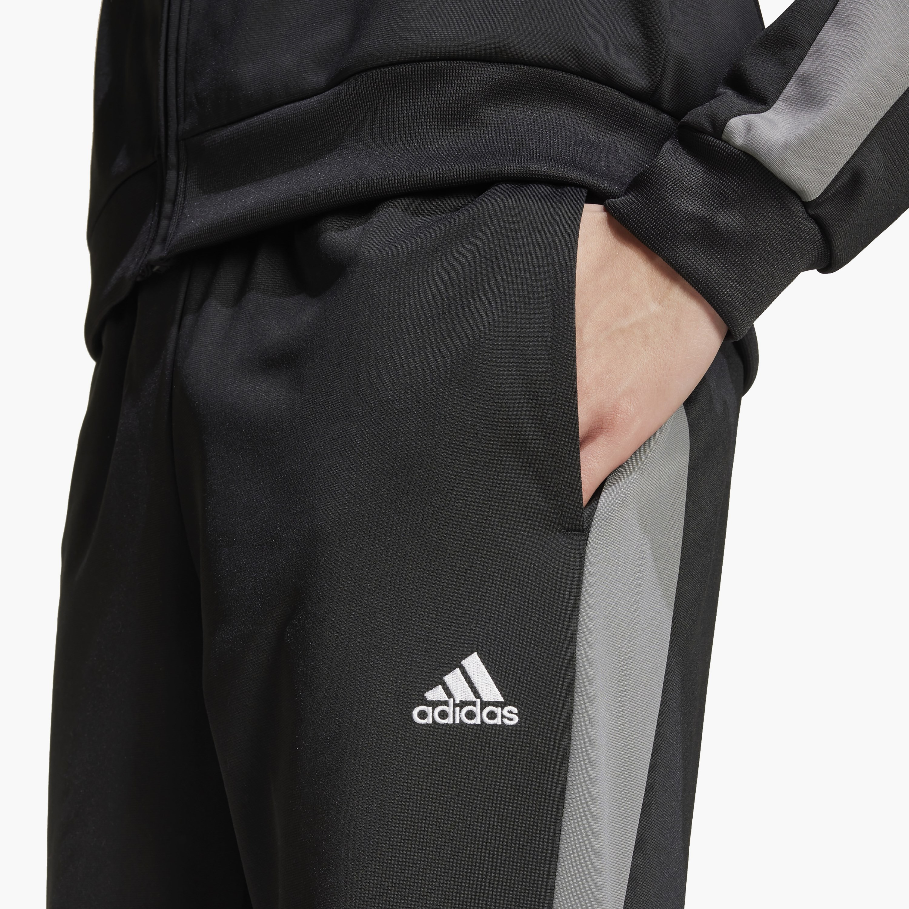 adidas Men's Sportswear Small Logo Tricot Colorblock Track Suit | OE-men-clothing-sportswearandactivewear-tracksuits-image-4