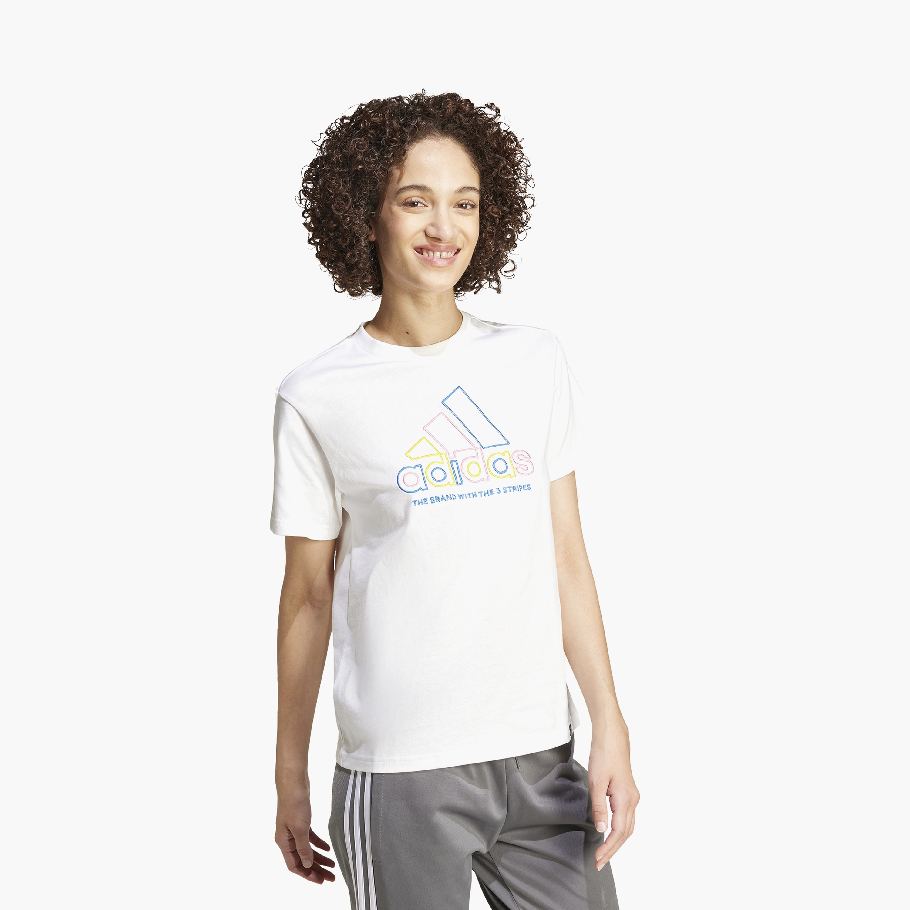 تيشيرت نسائي بشعار اكسبريس من أديداس | OE-women-clothing-tshirts-image-2