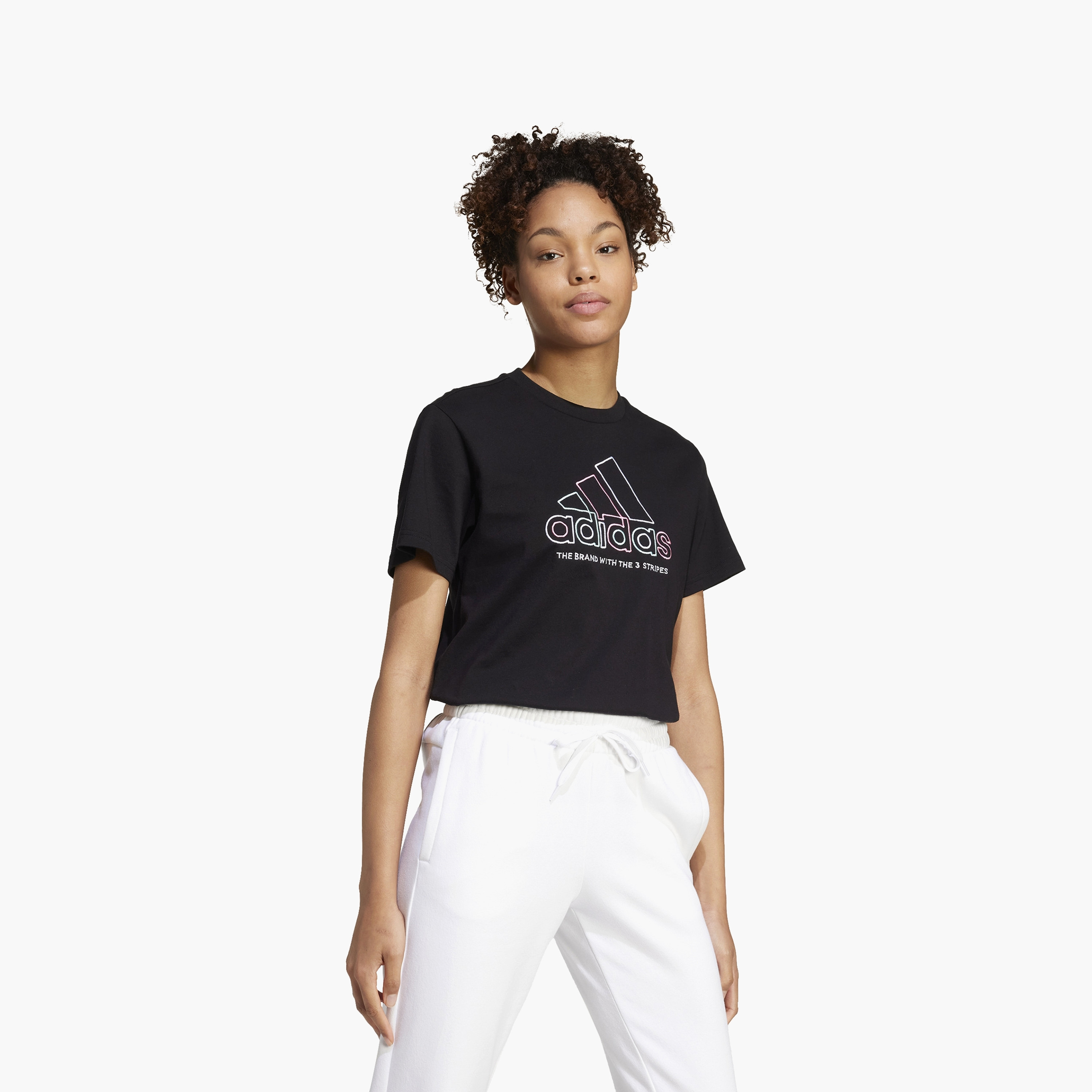 adidas Women's Xpress Logo T-Shirt | OE-women-clothing-tshirts-image-2