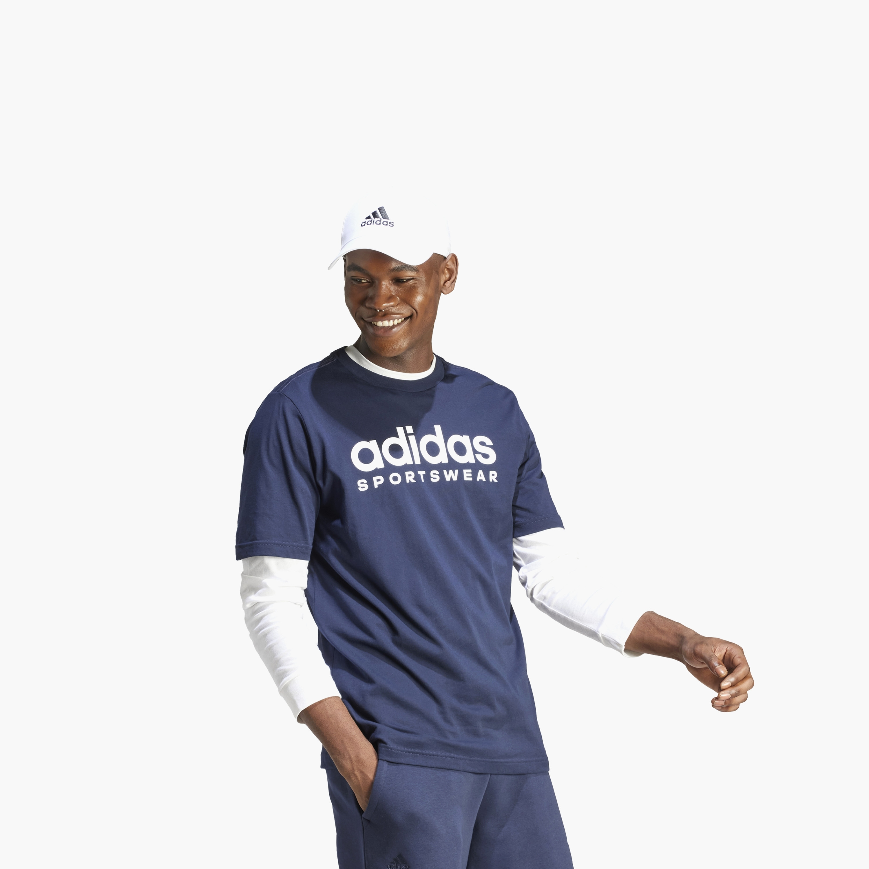 تيشيرت برسومات أديداس للرجال من أديداس | OE-men-clothing-sportswearandactivewear-tshirtsandpolos-image-8