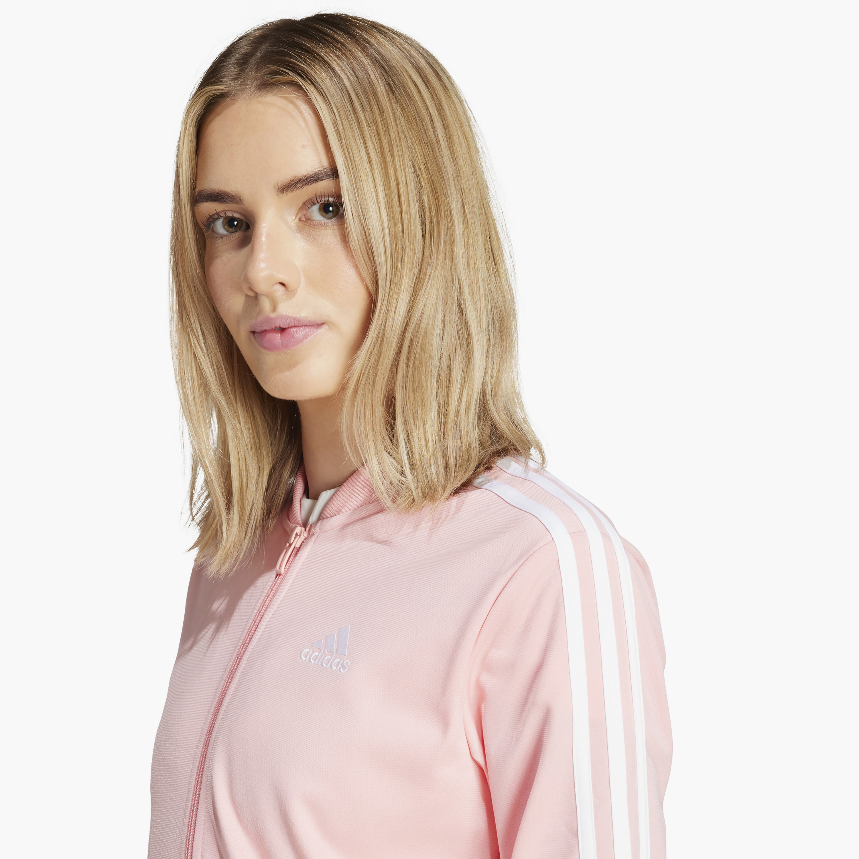 adidas Women's Essentials 3-Stripes Tracksuit IX1095 | OE-sports-women-clothing-trackpantsandtracksuits-image-3