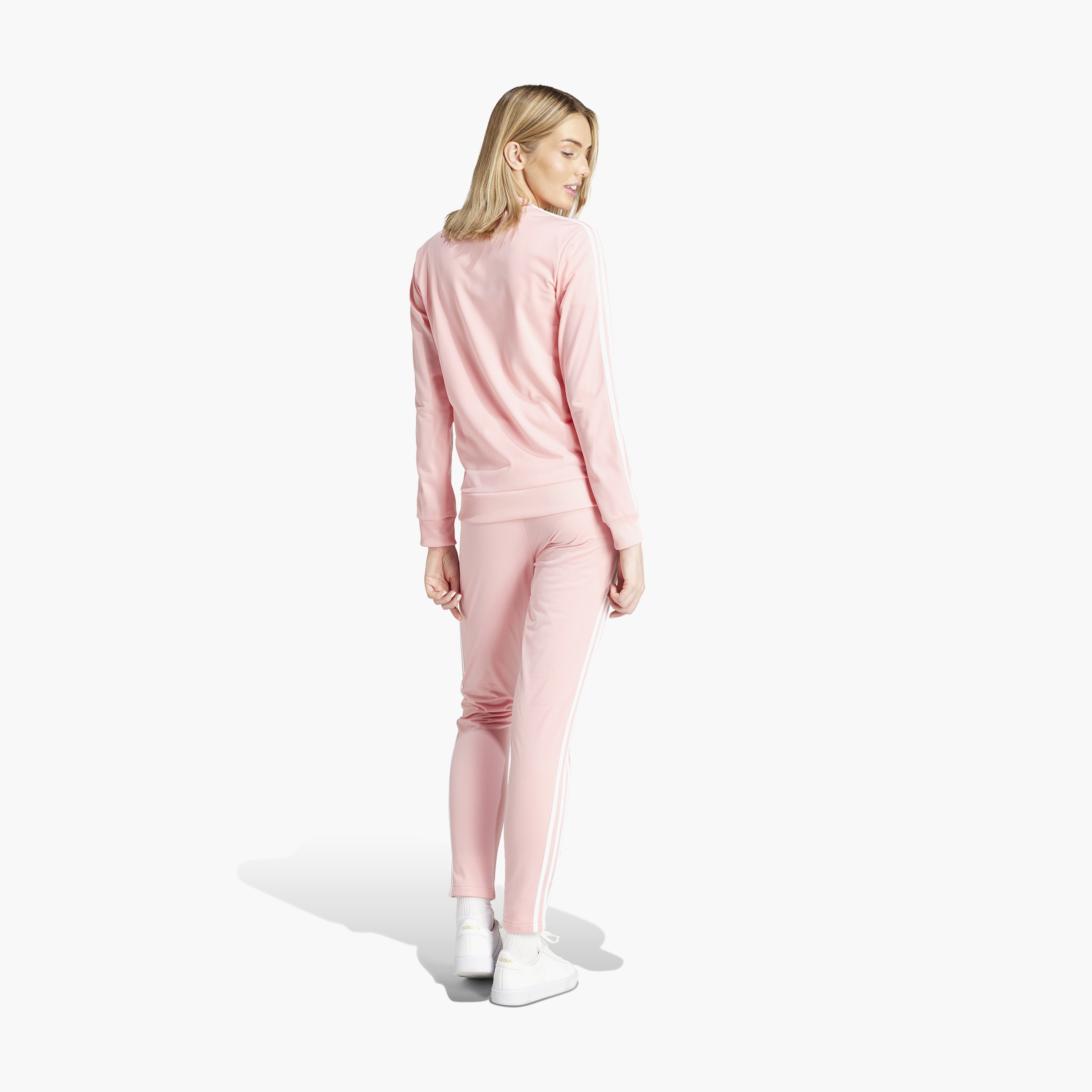 adidas Women's Essentials 3-Stripes Tracksuit IX1095 | OE-sports-women-clothing-trackpantsandtracksuits-image-5