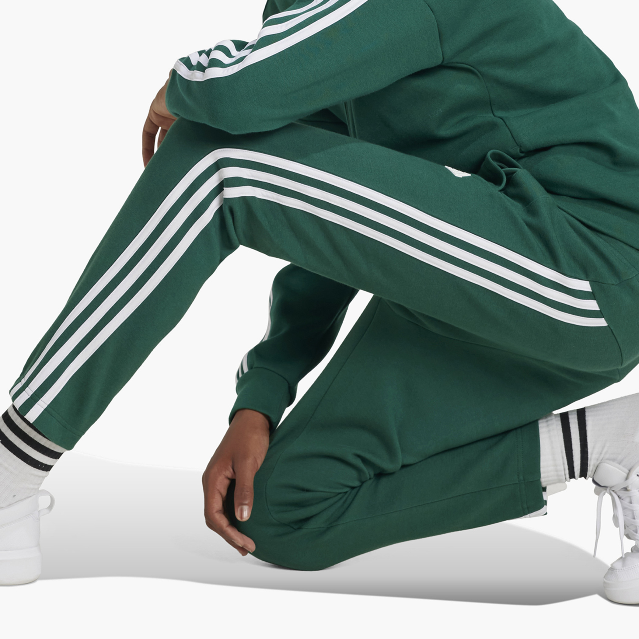 adidas Solid Tape Detail Pants with Drawstring Closure and Pockets-boys-clothing-sportswear-bottoms-image-12