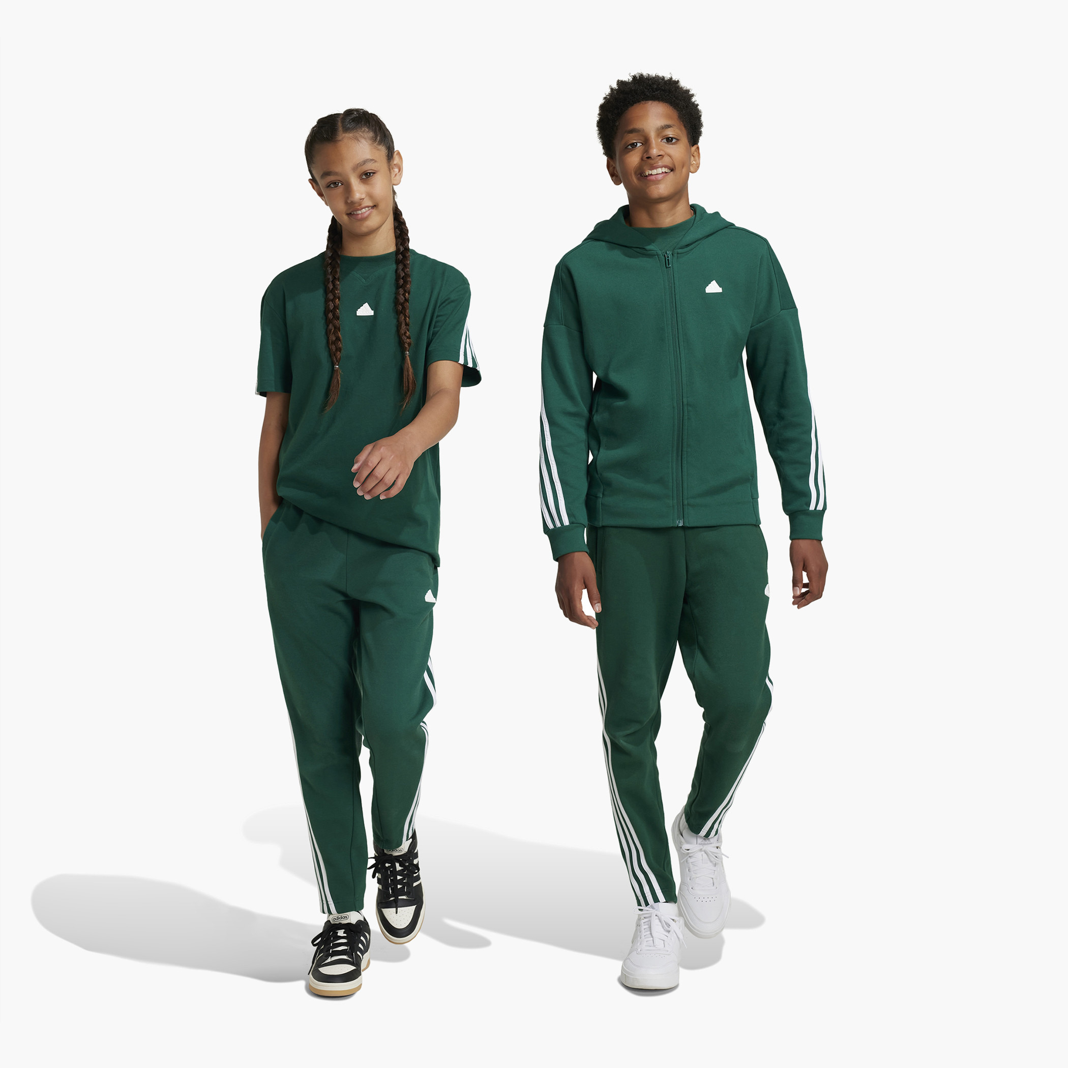 adidas Solid Tape Detail Pants with Drawstring Closure and Pockets-boys-clothing-sportswear-bottoms-image-15