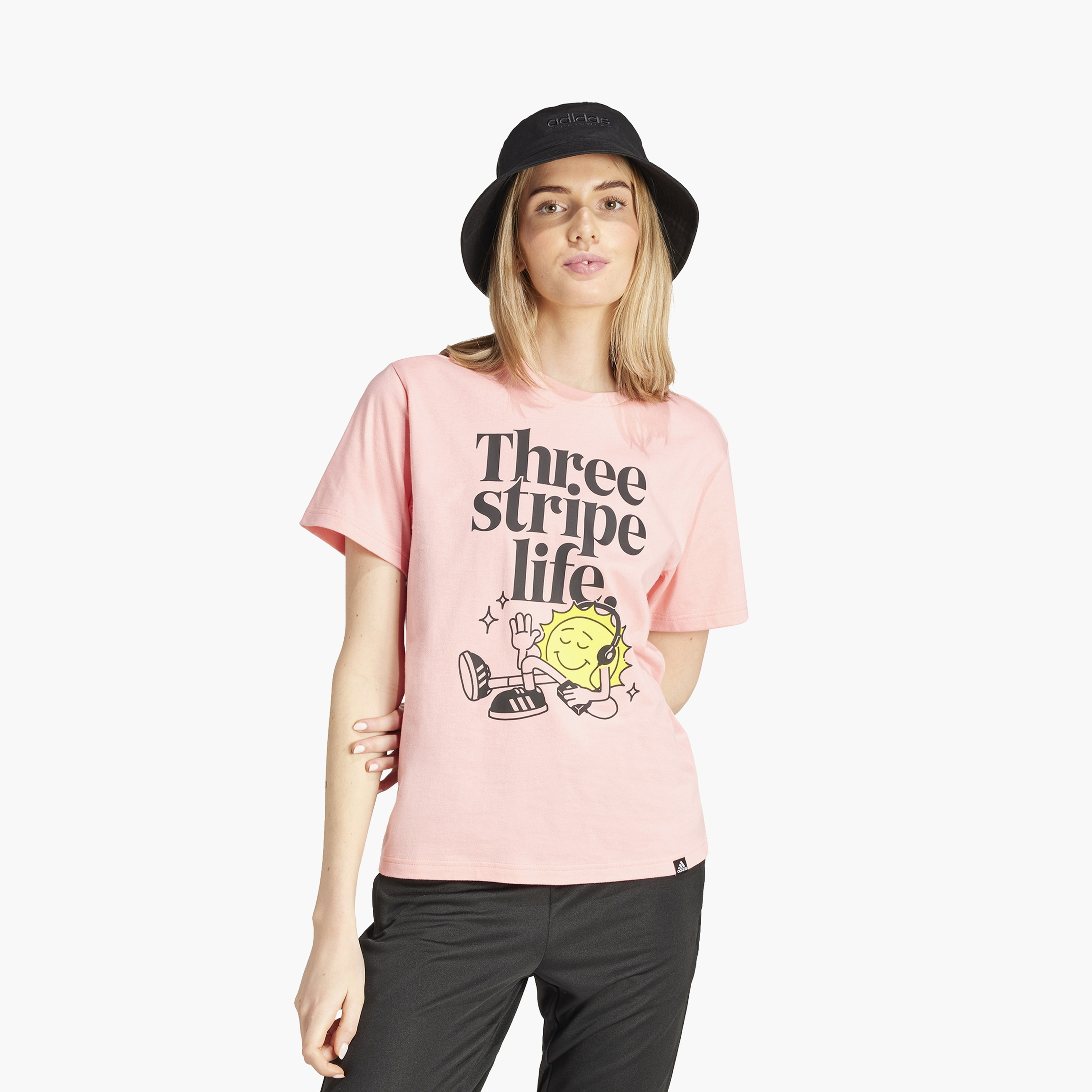 تيشيرت بوزيتيفيتي جرافيك للنساء من اديداس | OE-women-clothing-tshirts-image-8