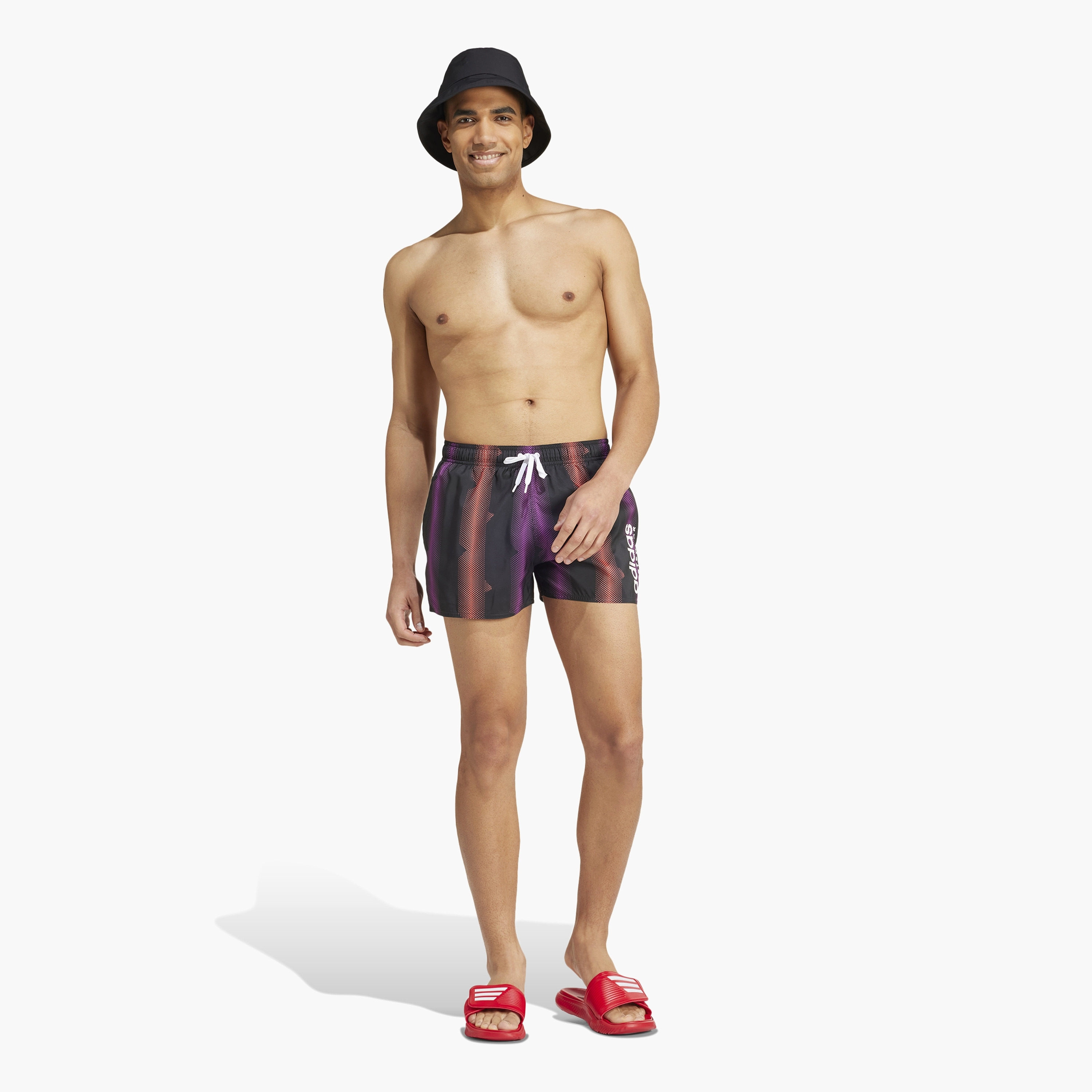 شورت سباحة ذو أديداس تيرو للرجال من أديداس مع قصير جدًا بطول IX7532 | OE-men-clothing-swimandbeach-shorts-image-2