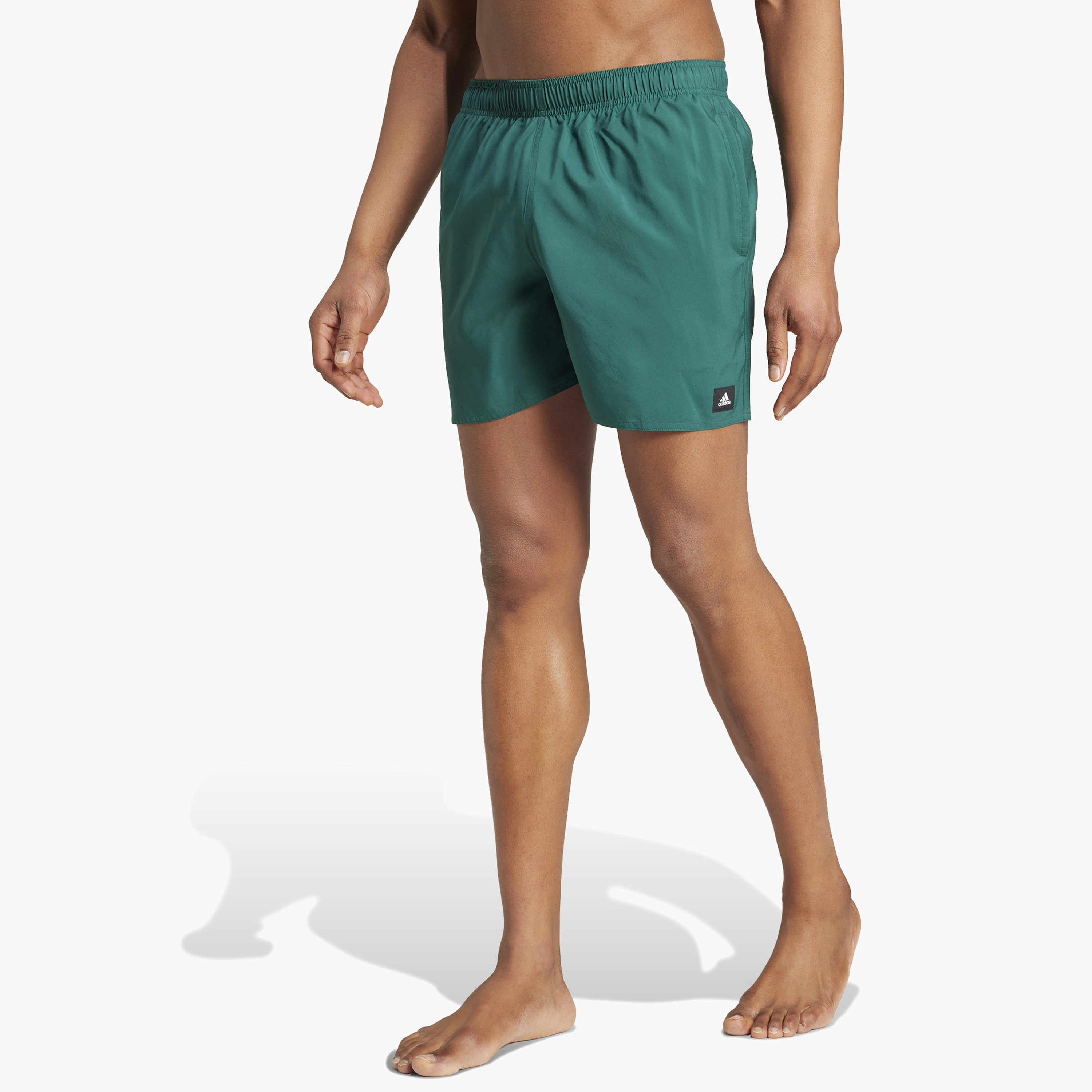 adidas Men's Solid CLX Short-Length Swim Shorts IX7582 | OE-sports-men-clothing-swimwear-image-1