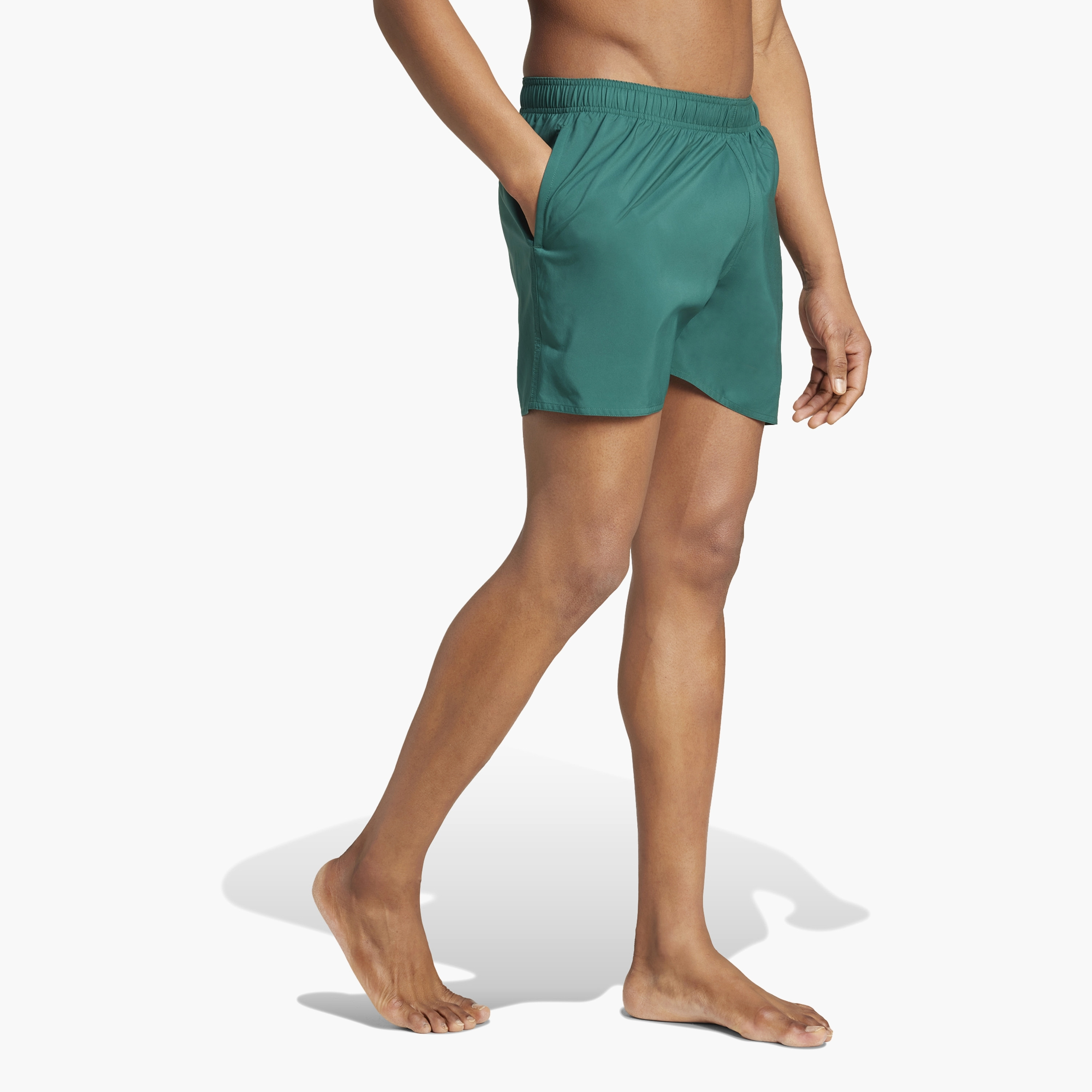 adidas Men's Solid CLX Short-Length Swim Shorts IX7582 | OE-sports-men-clothing-swimwear-image-2