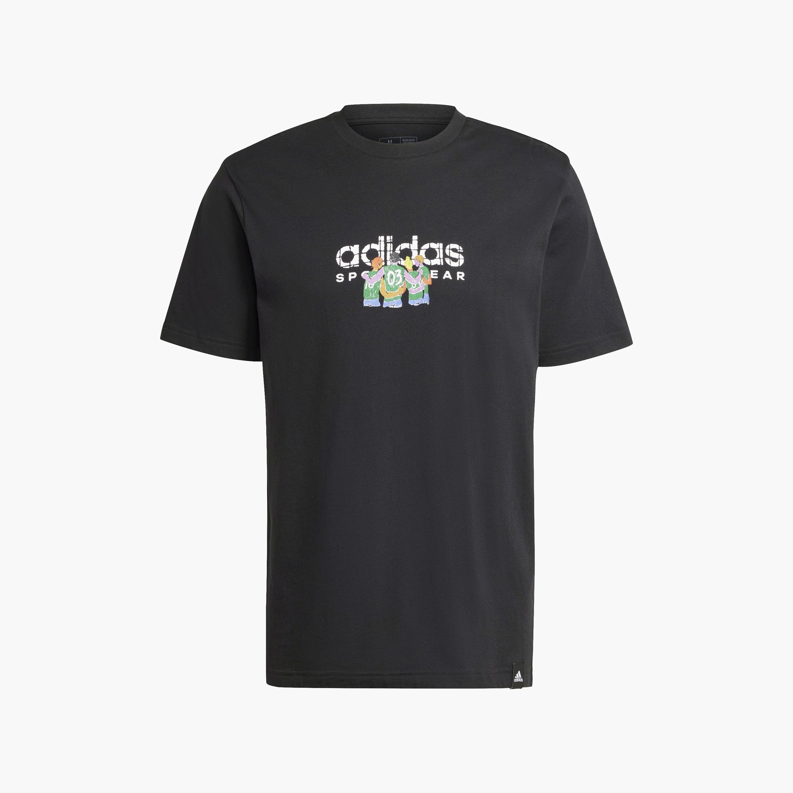 adidas Men's Codes Linear Graphic T-Shirt | OE-men-clothing-sportswearandactivewear-tshirtsandpolos-image-6