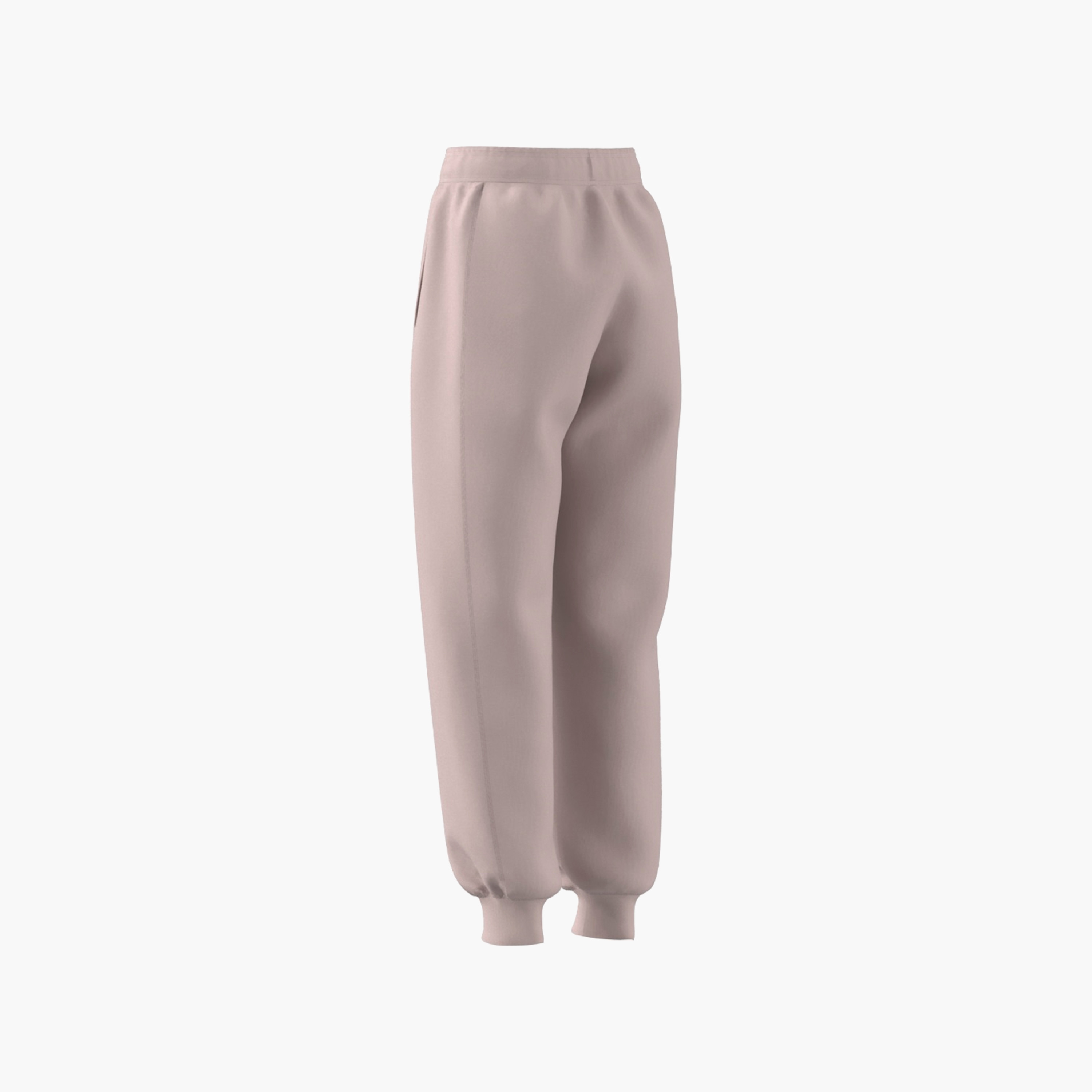 adidas Women's Signature Graphic Print Fleece Loose Joggers IY1472 | OE-women-clothing-bottoms-joggers-image-4