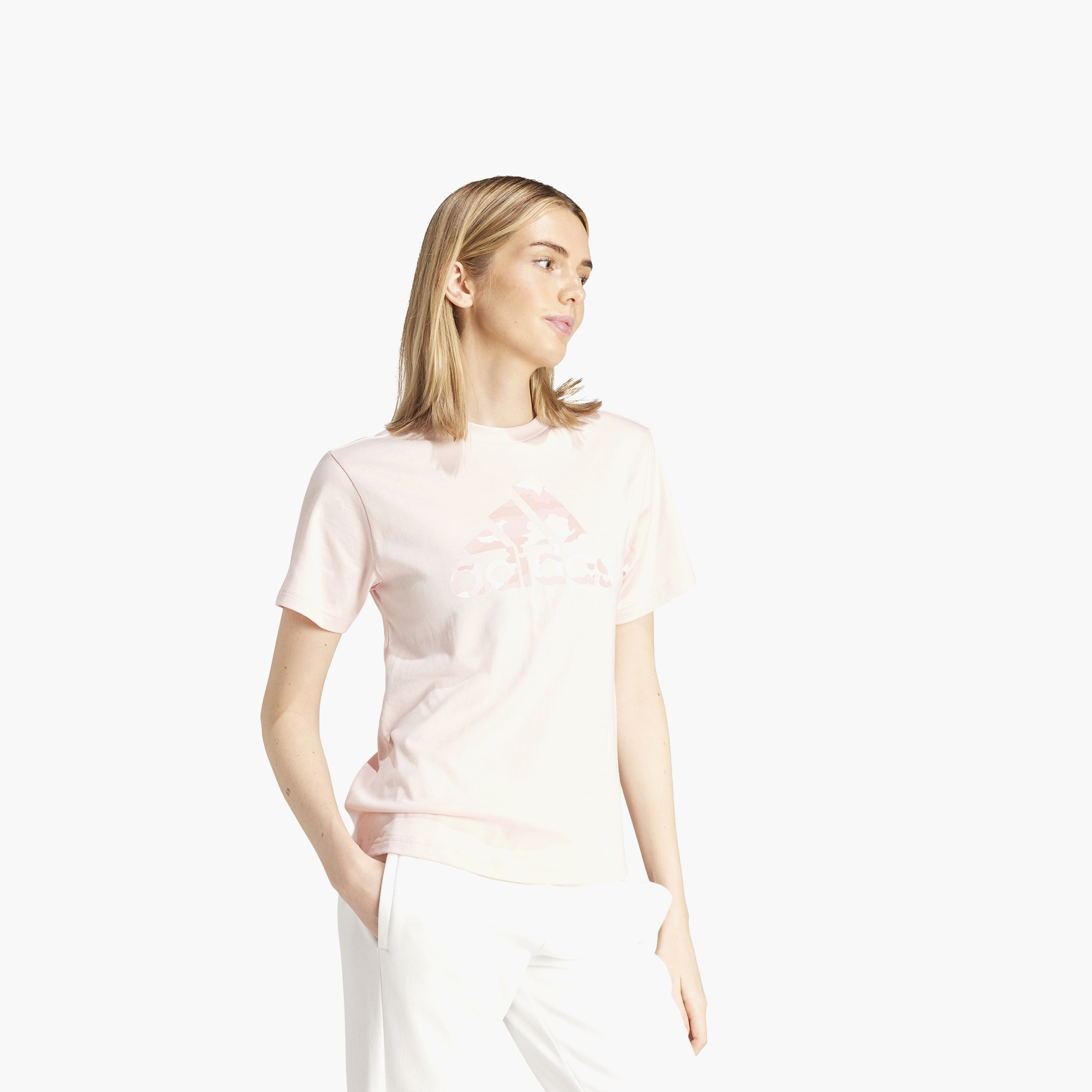 adidas Women's Camo Graphic T-Shirt IY3434 | OE-sports-women-clothing-tshirtsandvests-image-2