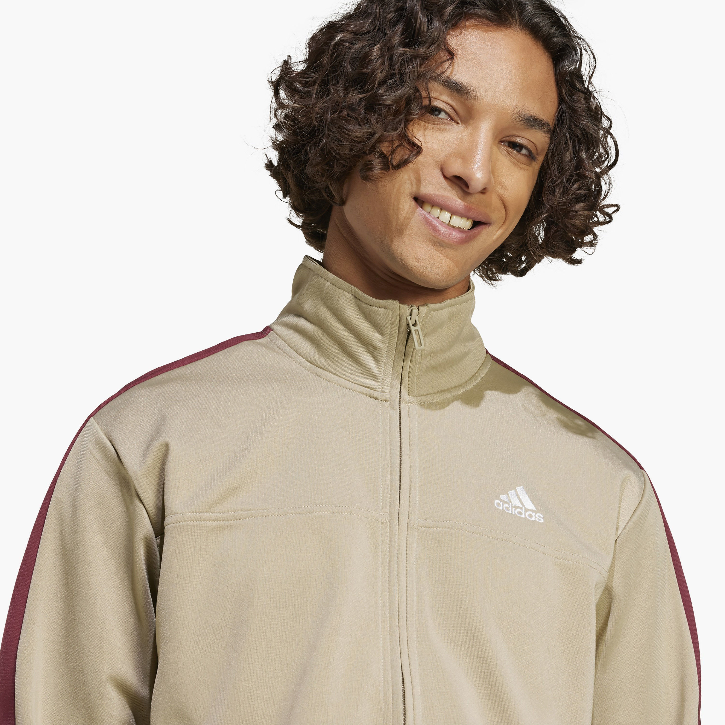 تراك سوت بدلة رياضية ذو تريكوت كولوربلوك بشعار صغير للرجال من اديداس | OE-men-clothing-sportswearandactivewear-tracksuits-image-9
