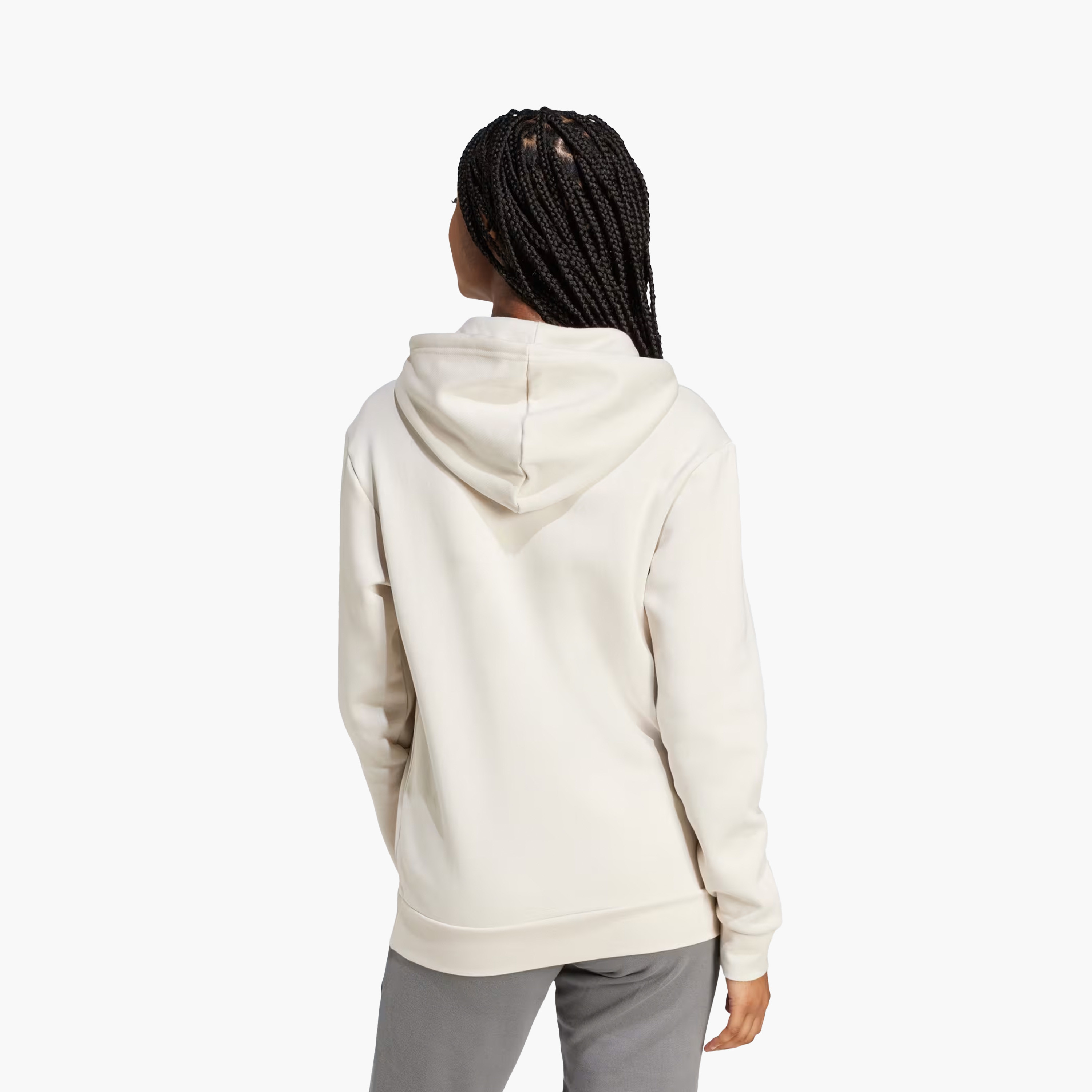 هودي اديداس اسينشالز للنساء بشعار صغير مريح IY9228 | OE-sports-women-clothing-hoodiesandsweatshirts-image-5