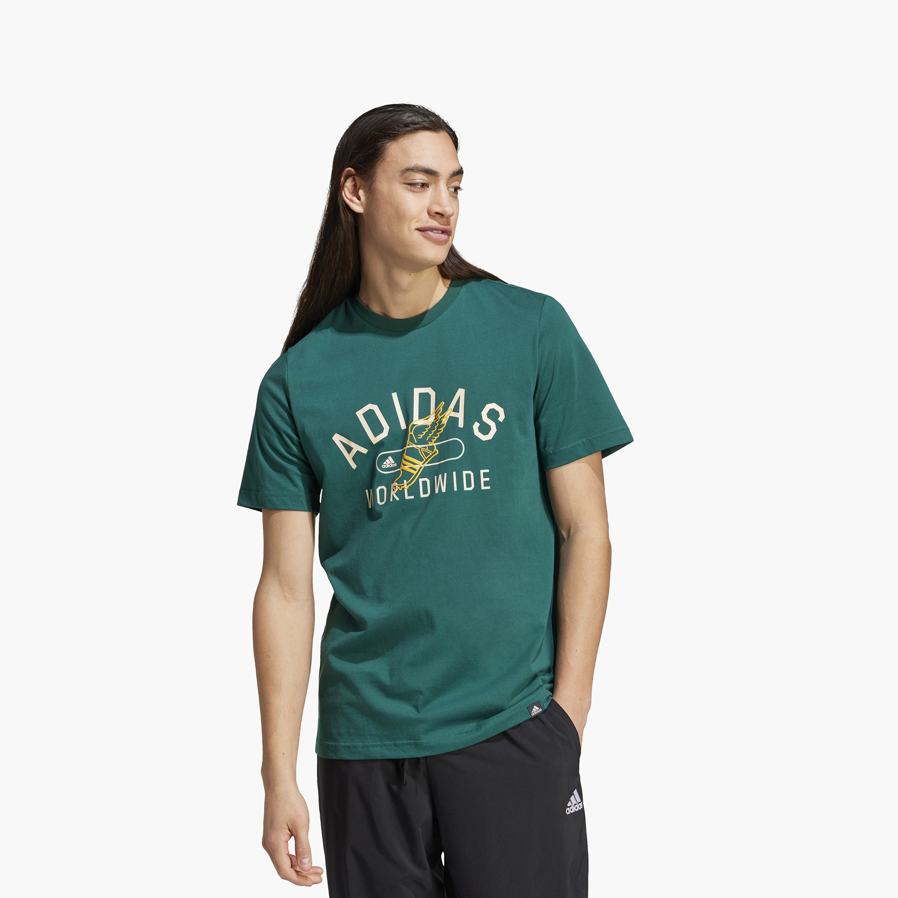 تيشيرت كولجيت جرافيك للرجال من اديداس IZ1169 | OE-men-clothing-sportswearandactivewear-tshirtsandpolos-image-1