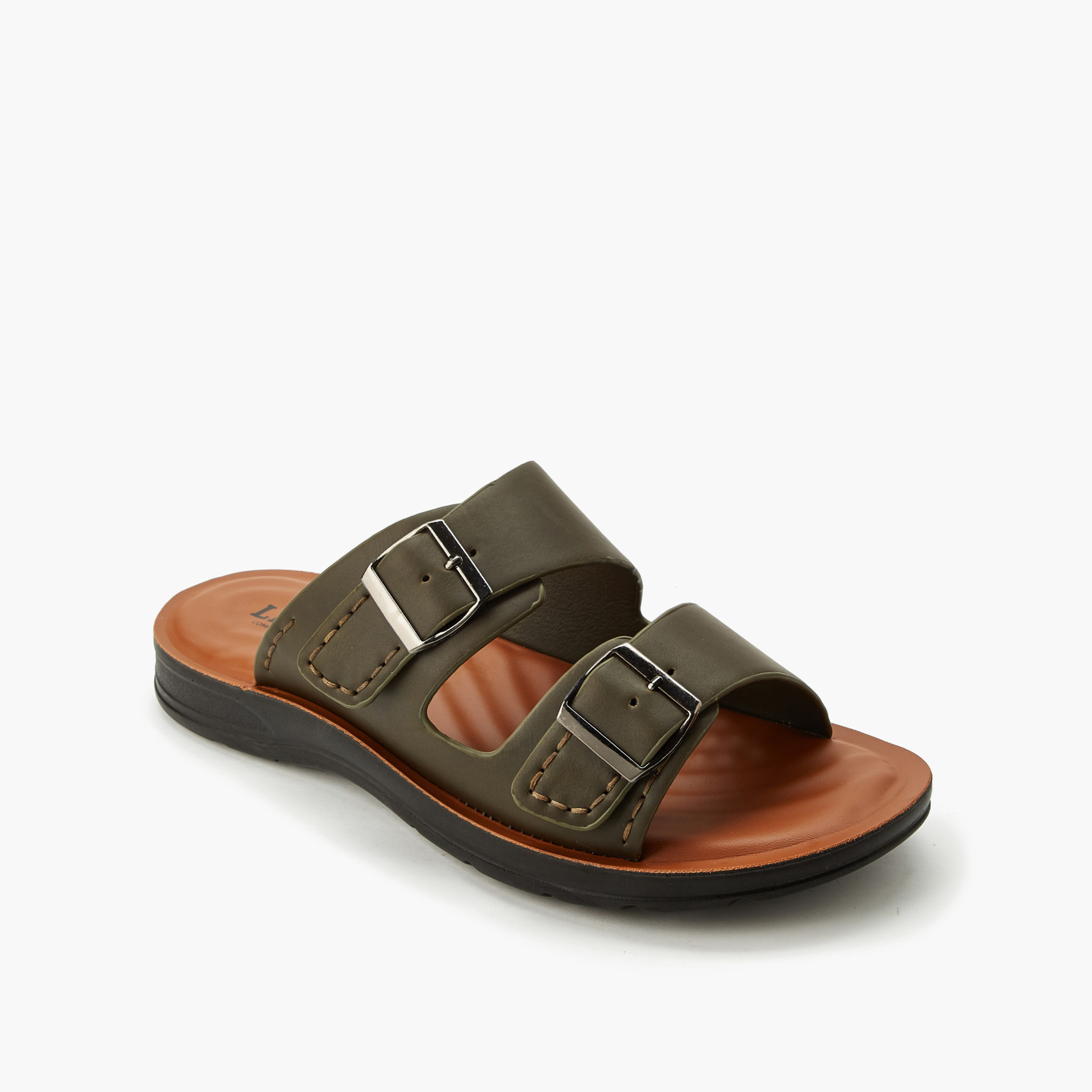 صندل مريح للرجال بإبزيم من إل بي إل من شوإكسبريس-men-shoes-sandals-image-2