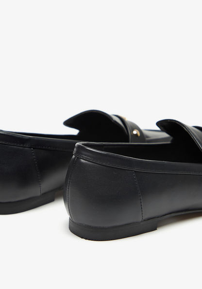 Elle Women's Studded Slip-On Loafers