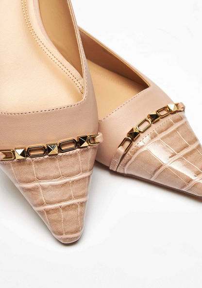 Celeste Women's Embellished Slingback pointed shoes