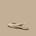 Celeste Women's Metallic Accent Pointed Toe Ballerina Shoes with Slingback-Women%27s Ballerinas-thumbnailMobile-1