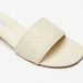 Elle Women's Monogram Embossed Slip-On Sandals with Block Heels-Women%27s Heel Sandals-thumbnail-4