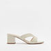 Celeste Women's Animal Textured Slip-On Sandals with Block Heels-Women%27s Heel Sandals-thumbnail-0