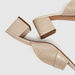 Celeste Women's Animal Textured Slip-On Sandals with Block Heels-Women%27s Heel Sandals-thumbnailMobile-2