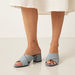Celeste Women's Cross Strap Slip-On Sandals-Women%27s Heel Sandals-thumbnail-1