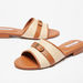 Elle Women's Panelled Slip-On Sandals-Women%27s Flat Sandals-thumbnail-3